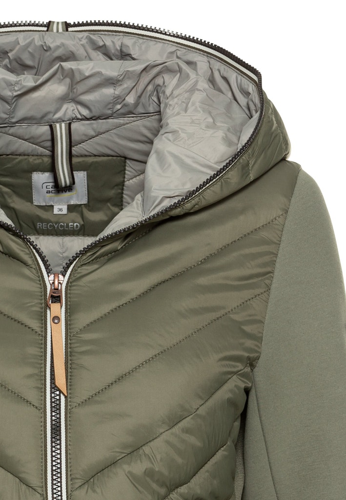 CAMEL ACTIVE WOMEN Stepp-Blouson aus recyceltem Materialmix