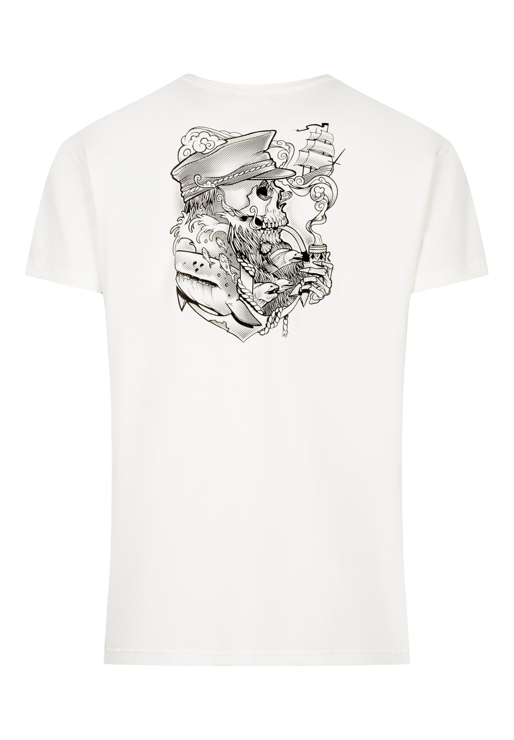 DERBE Men T-Shirt M-04-TS-Kaptain Skull