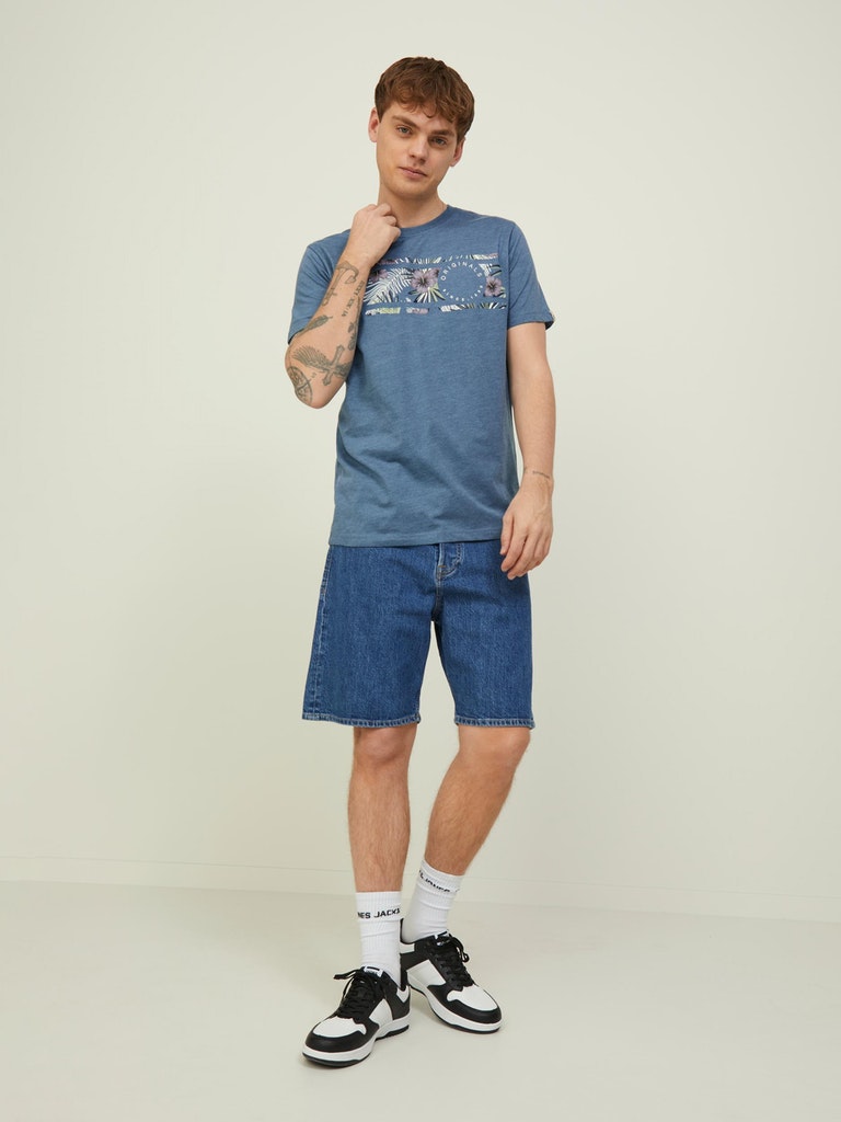 JACK&JONES T-Shirt mit Frontprint JORVENICE BRANDING TEE
