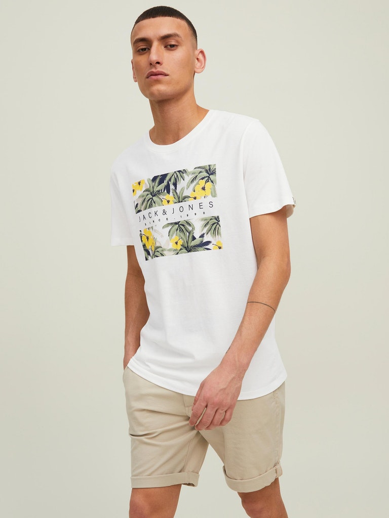 JACK&JONES T-Shirt mit Frontprint JORVENICE BRANDING TEE