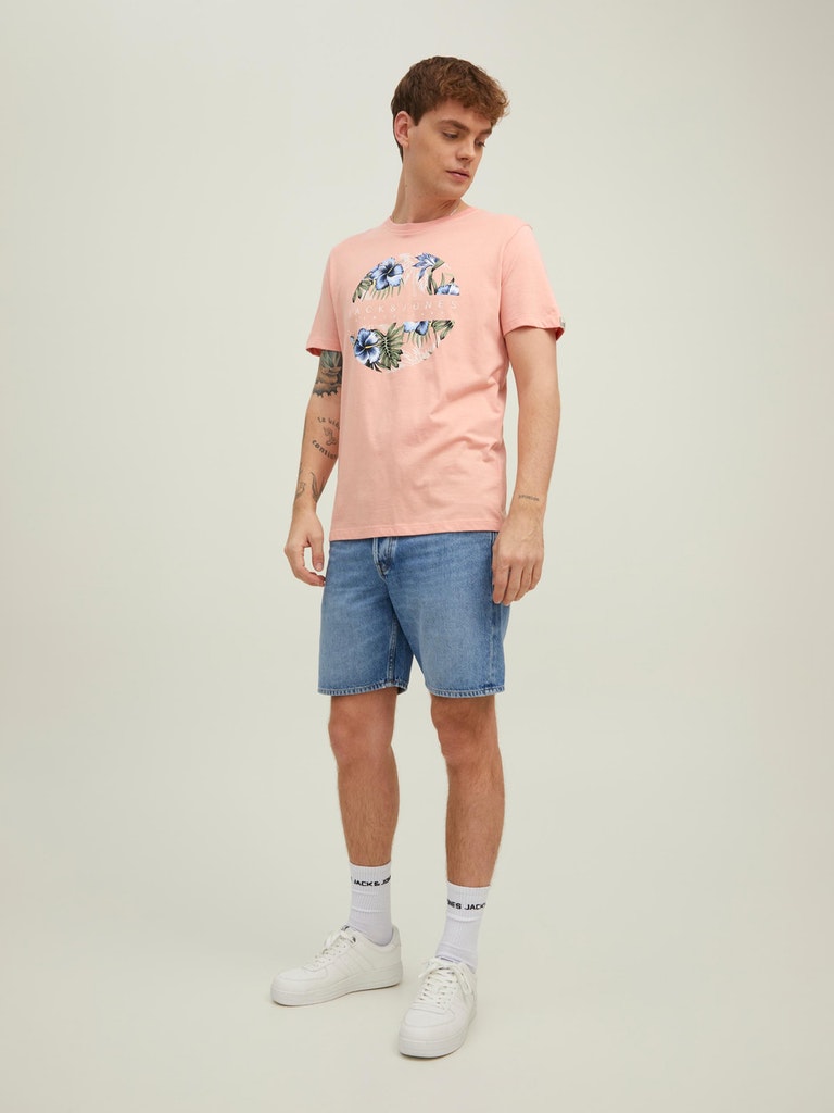 JACK&JONES T-Shirt mit Frontprint JORVENICE BRANDING TEE