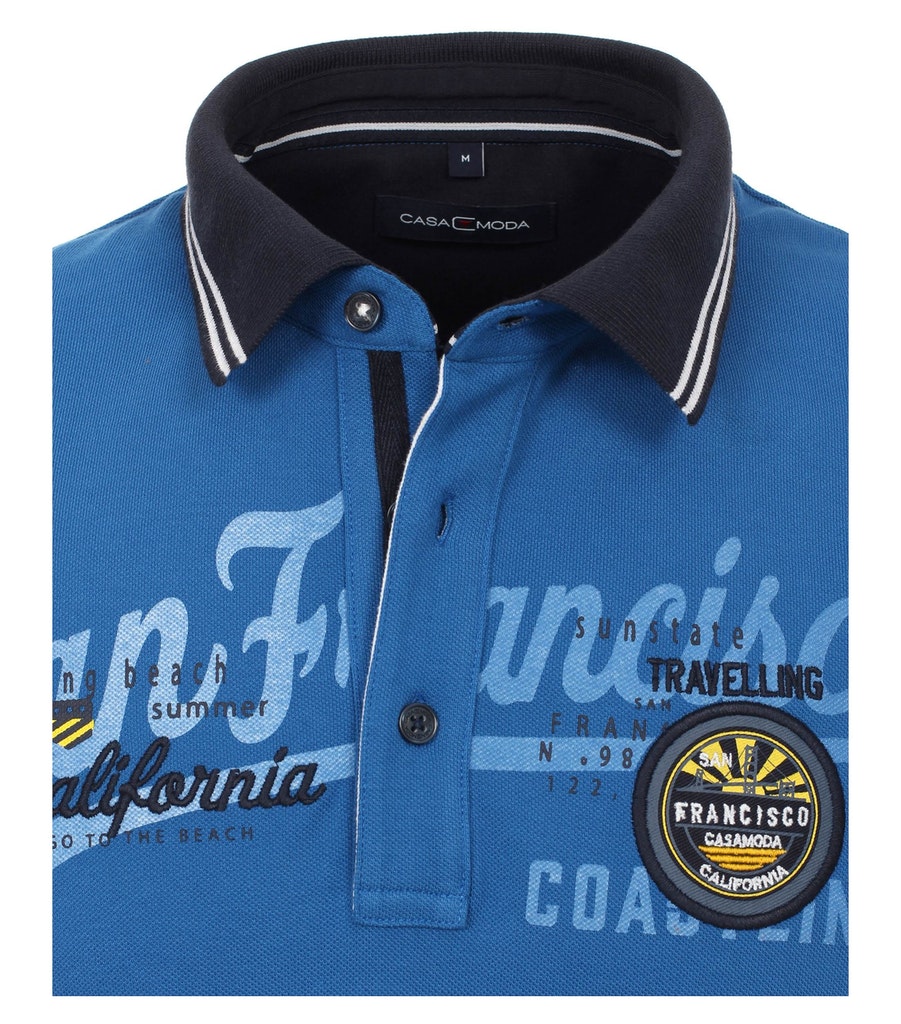 CASAMODA Polo-Shirt mit Frontprint