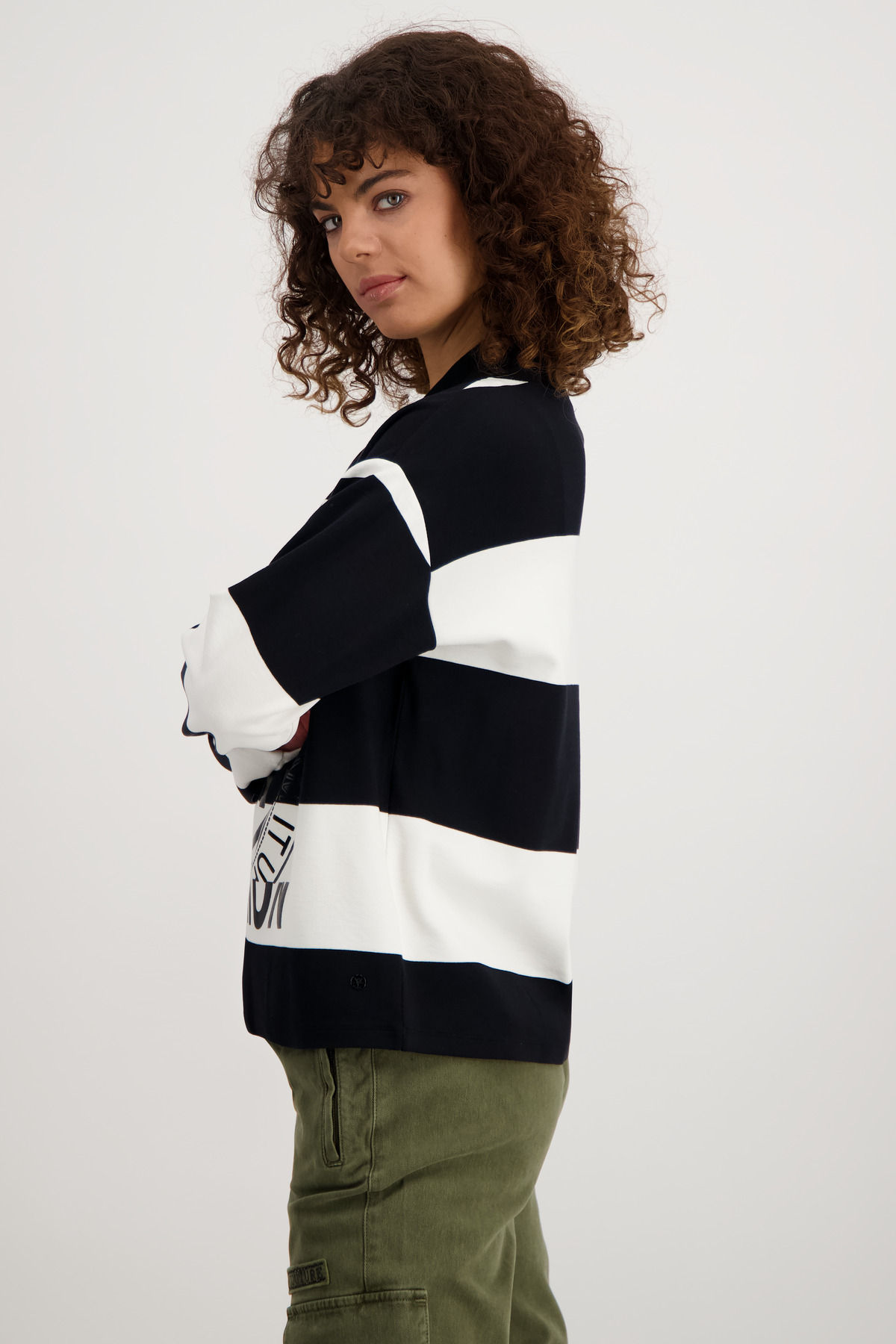 MONARI Sweatshirt mit Stehkragen