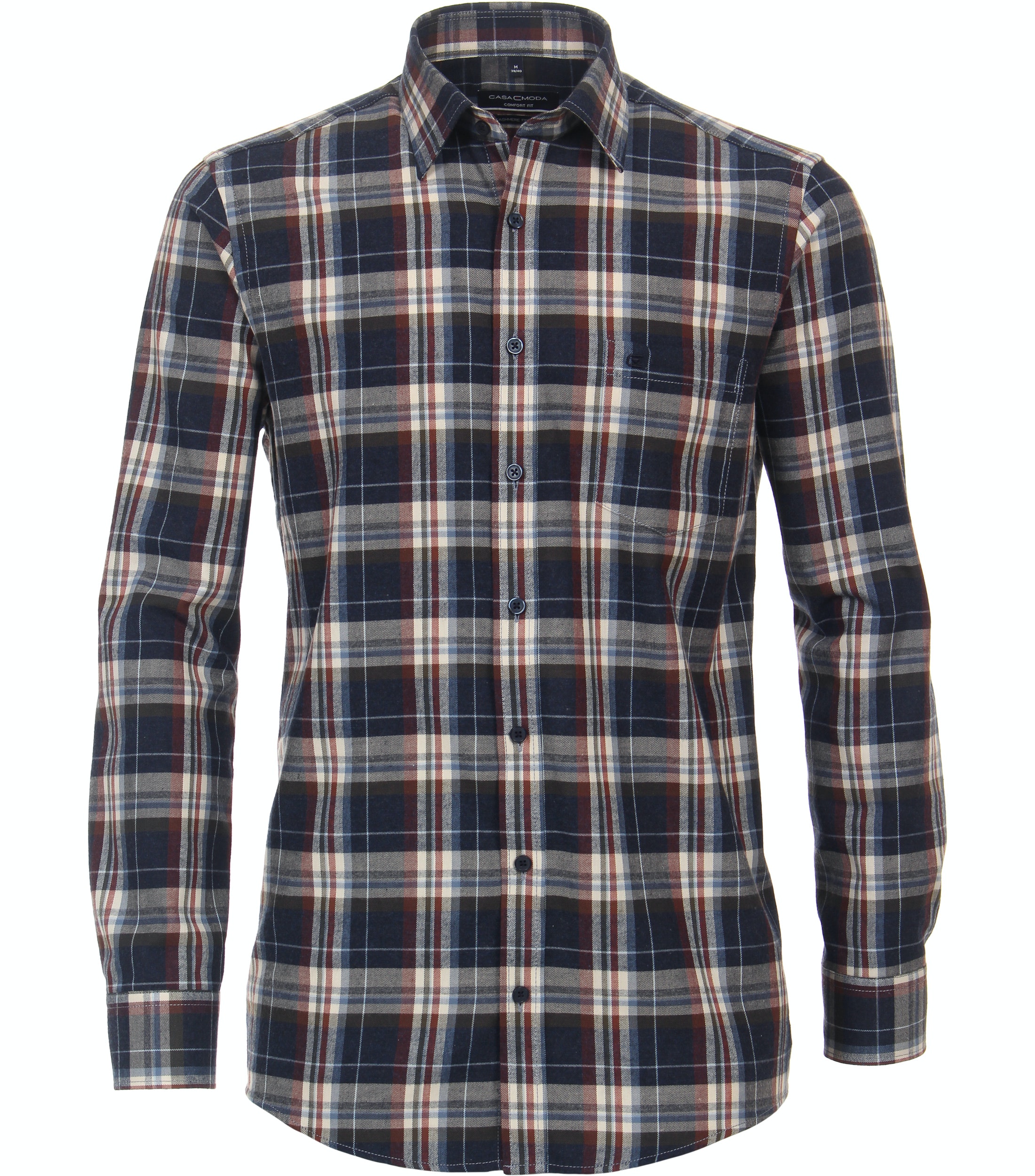 CASAMODA Flanellhemd Comfort Fit