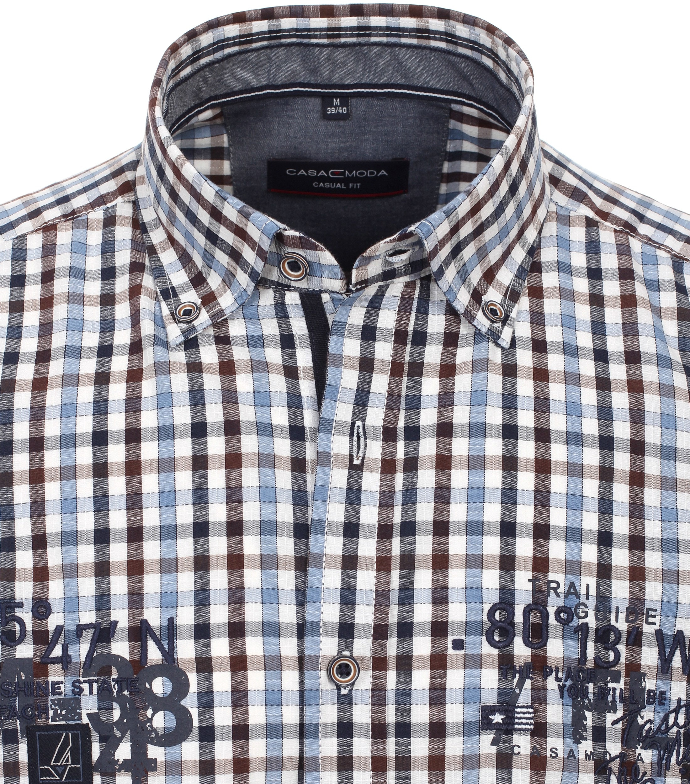 CASAMODA Freizeithemd Kurzarm