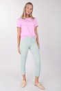 BLUE FIRE Damen Hose Gigi tapered 7/8 in Rose und Mintgrün