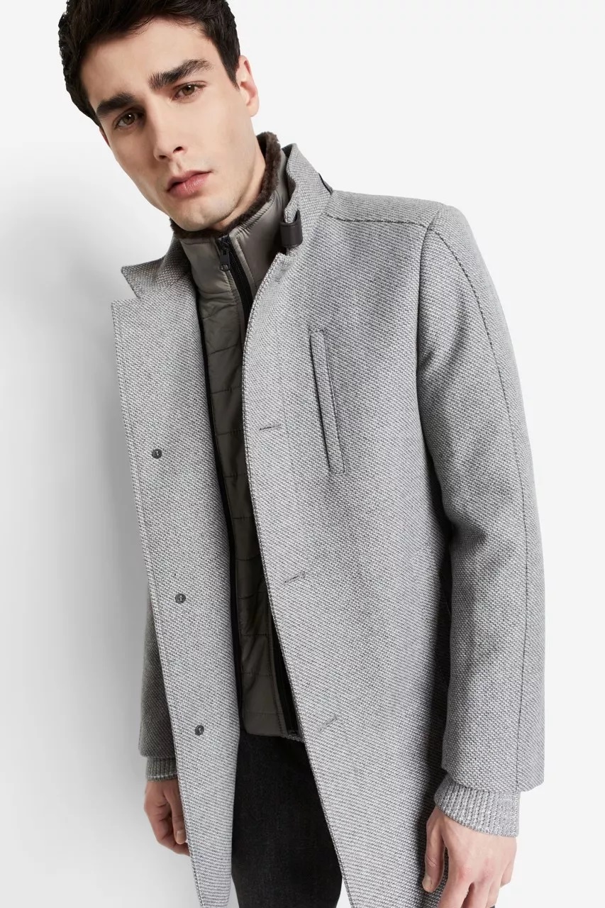 CINQUE Herren Wollmantel CIARSENAL