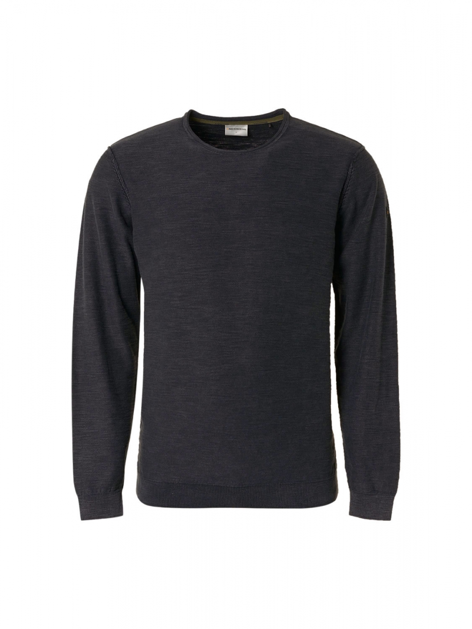 NO EXCESS Pullover Crewneck Garment Dyed + Stone Washed