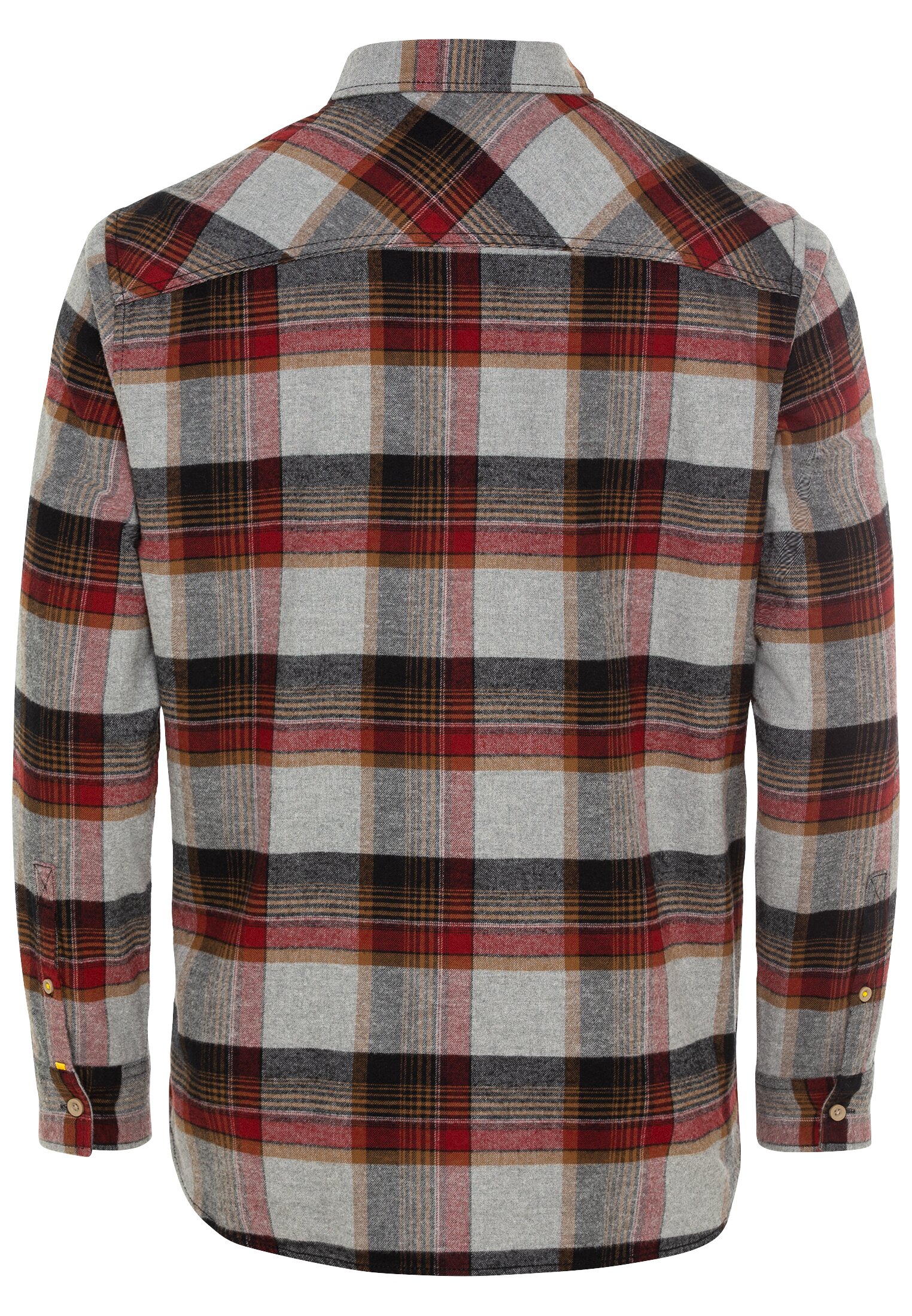 CAMEL ACTIVE Men Flanellhemd im Karomuster aus reiner Baumwolle