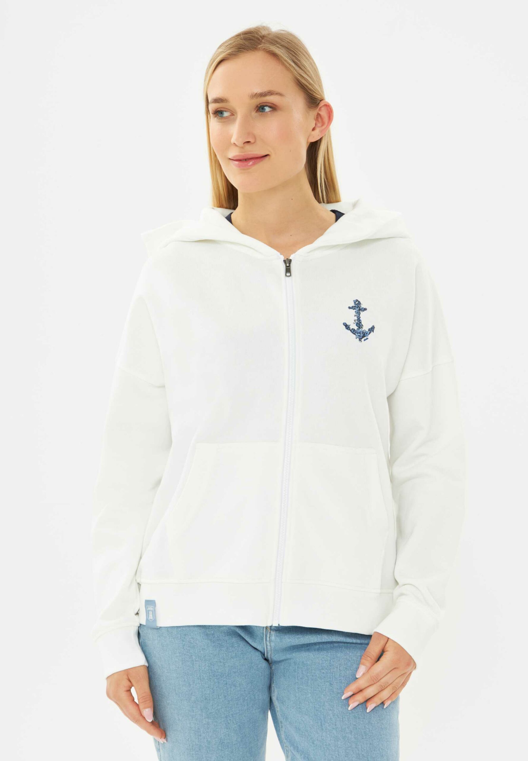 DERBE Kapuzen-Sweatjacke Rosenanker