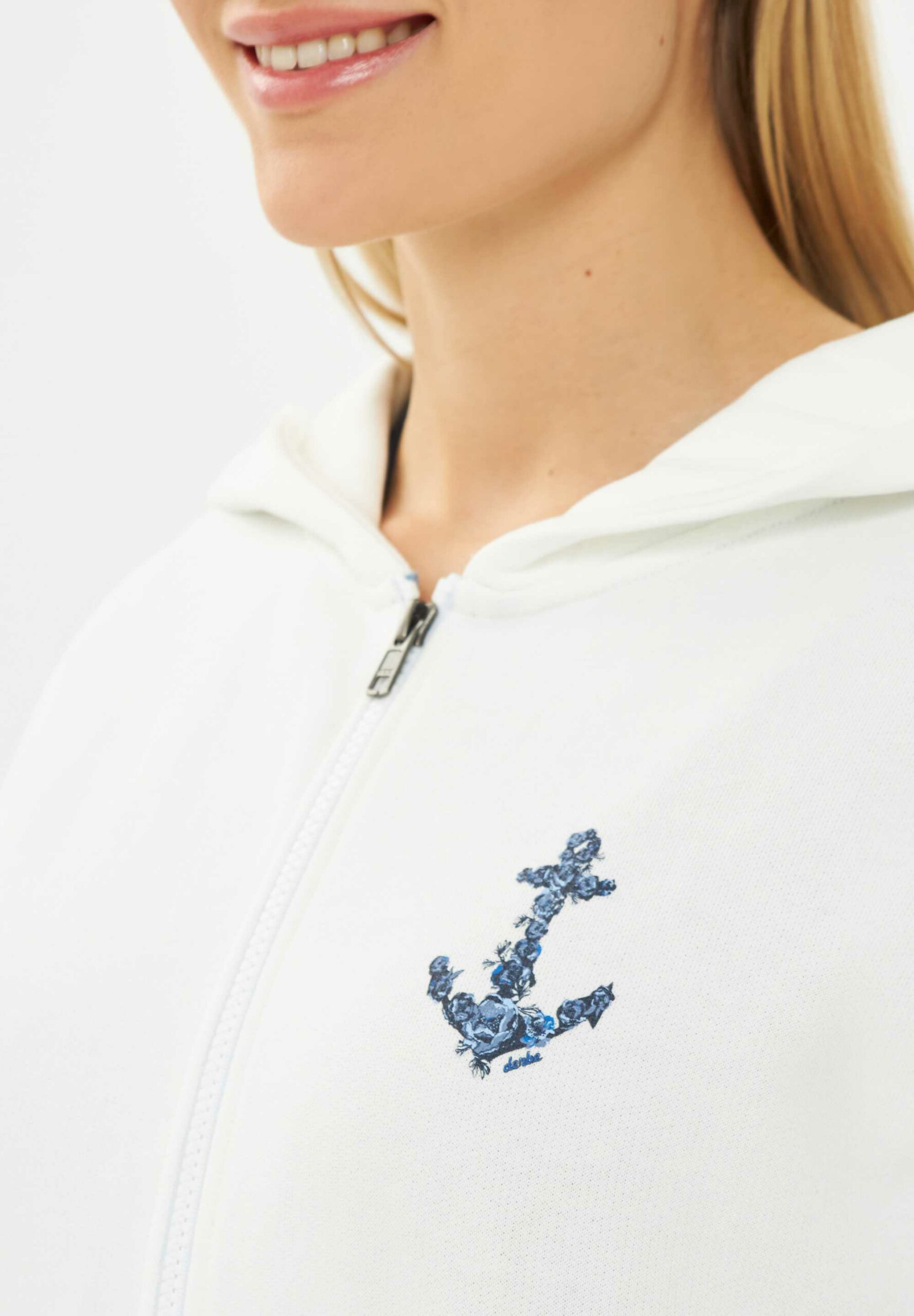 DERBE Kapuzen-Sweatjacke Rosenanker