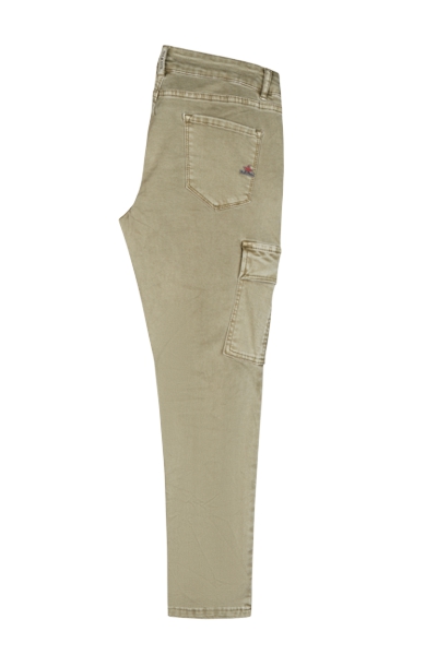 BUENA VISTA Damen Hose Cargo 7/8 stretch twill in Grün - aloe