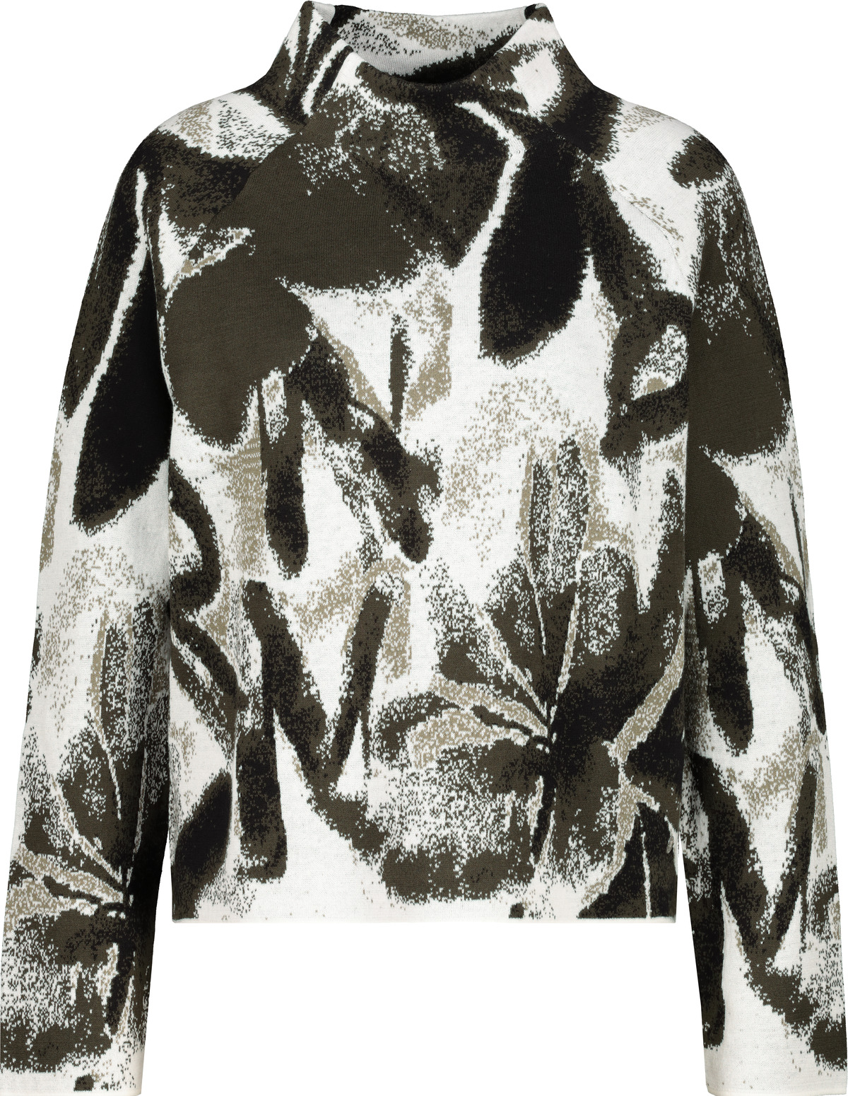 MONARI Strickpullover mit Blumenmuster