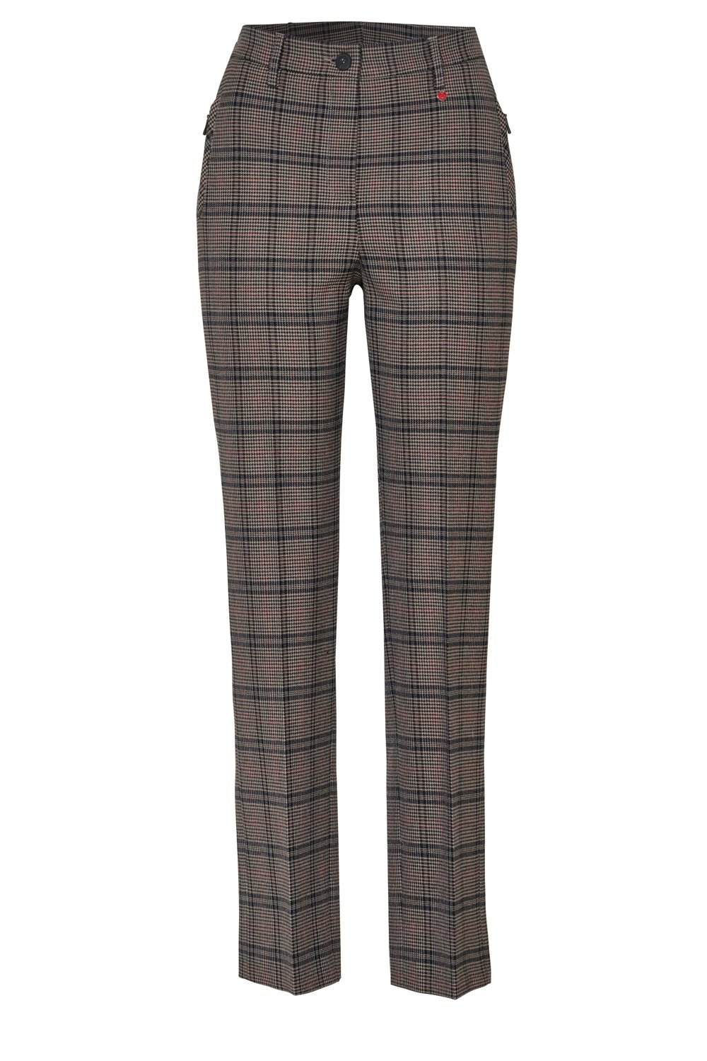 RELAXED BY TONI Damenhose Meine beste Freundin Zip - Dark Blue Karo