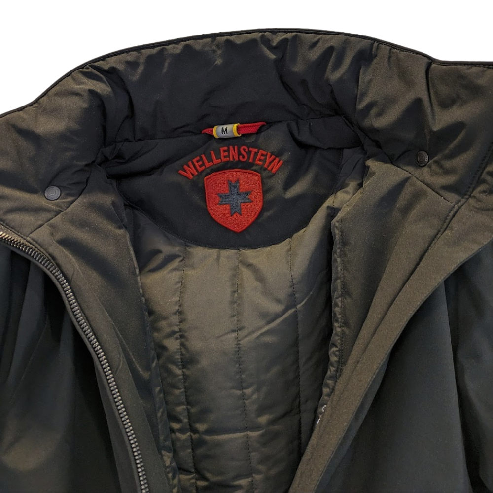 WELLENSTEYN Herren Mantel SERPENTINE LONG in Schwarz - black