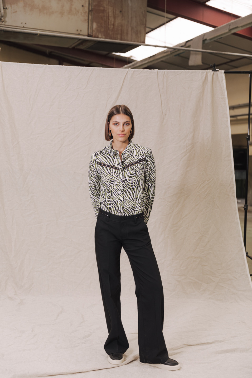 FREEMAN T. PORTER Damenhose Agatha Polyneo schwarz