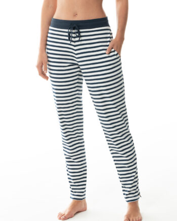 MEY Damen Homewear-Hose gestreift