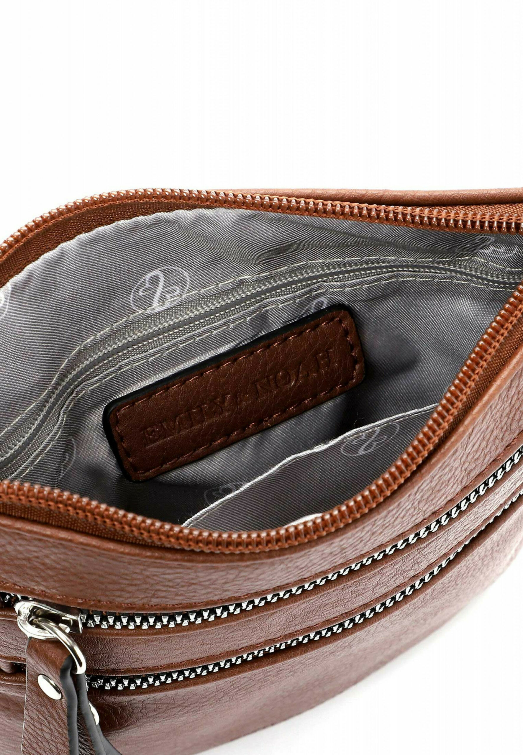 EMILY & NOAH Umhängetasche Emma Farbe cognac