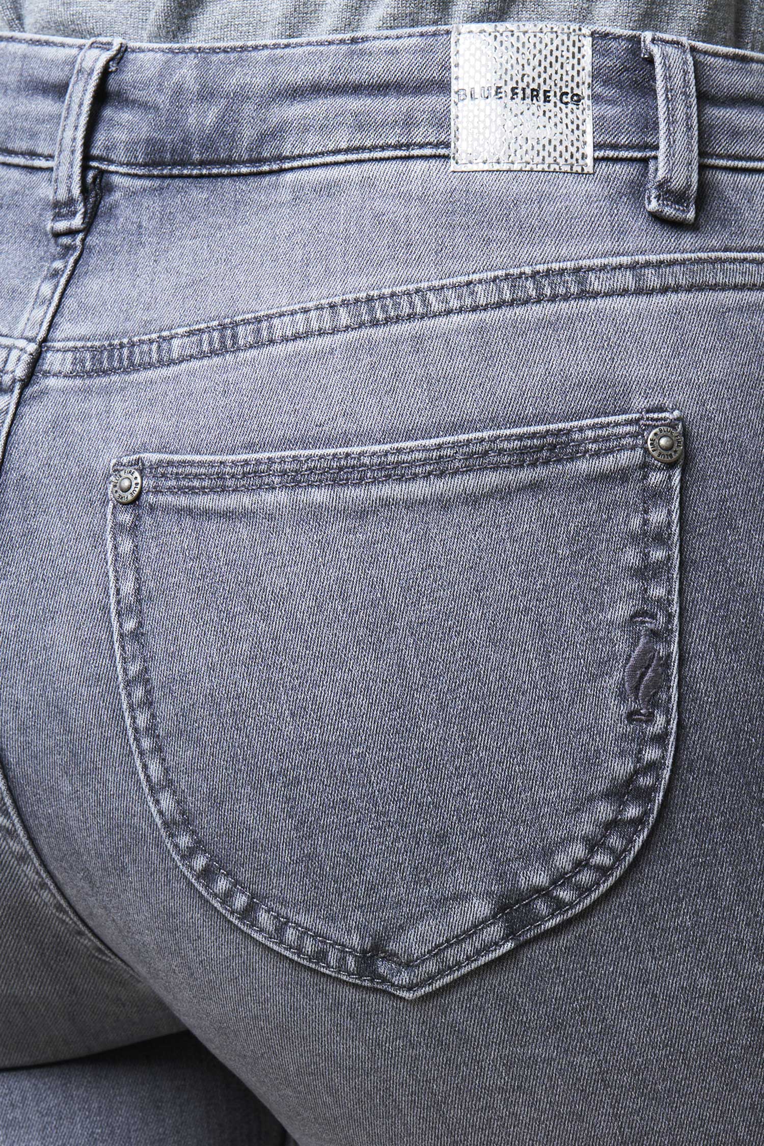 BLUE FIRE Damenjeans Nancy slim - bgreen grey