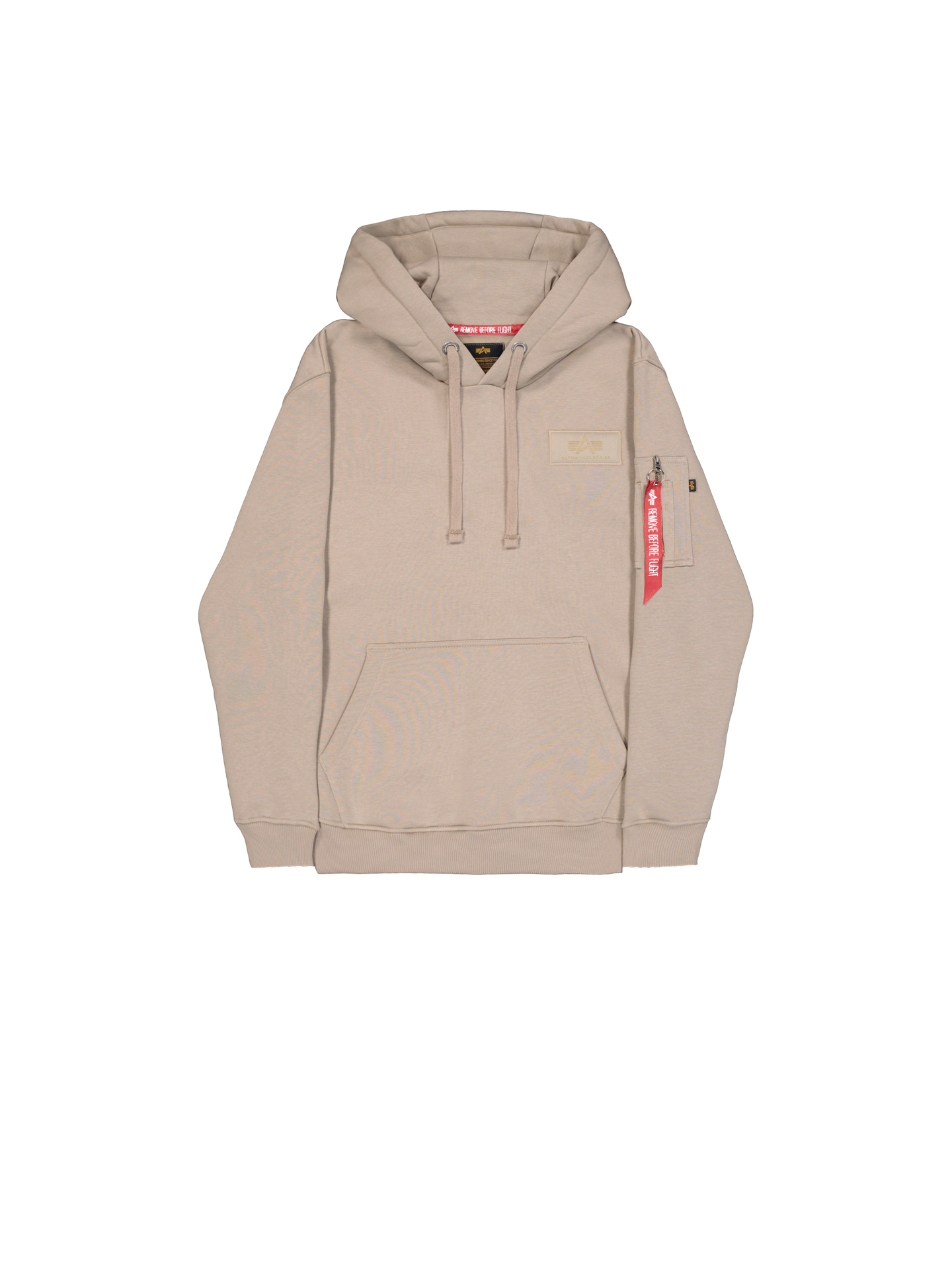 ALPHA INDUSTRIES Herren Sweatshirt Back Print Hoodie vintage sand