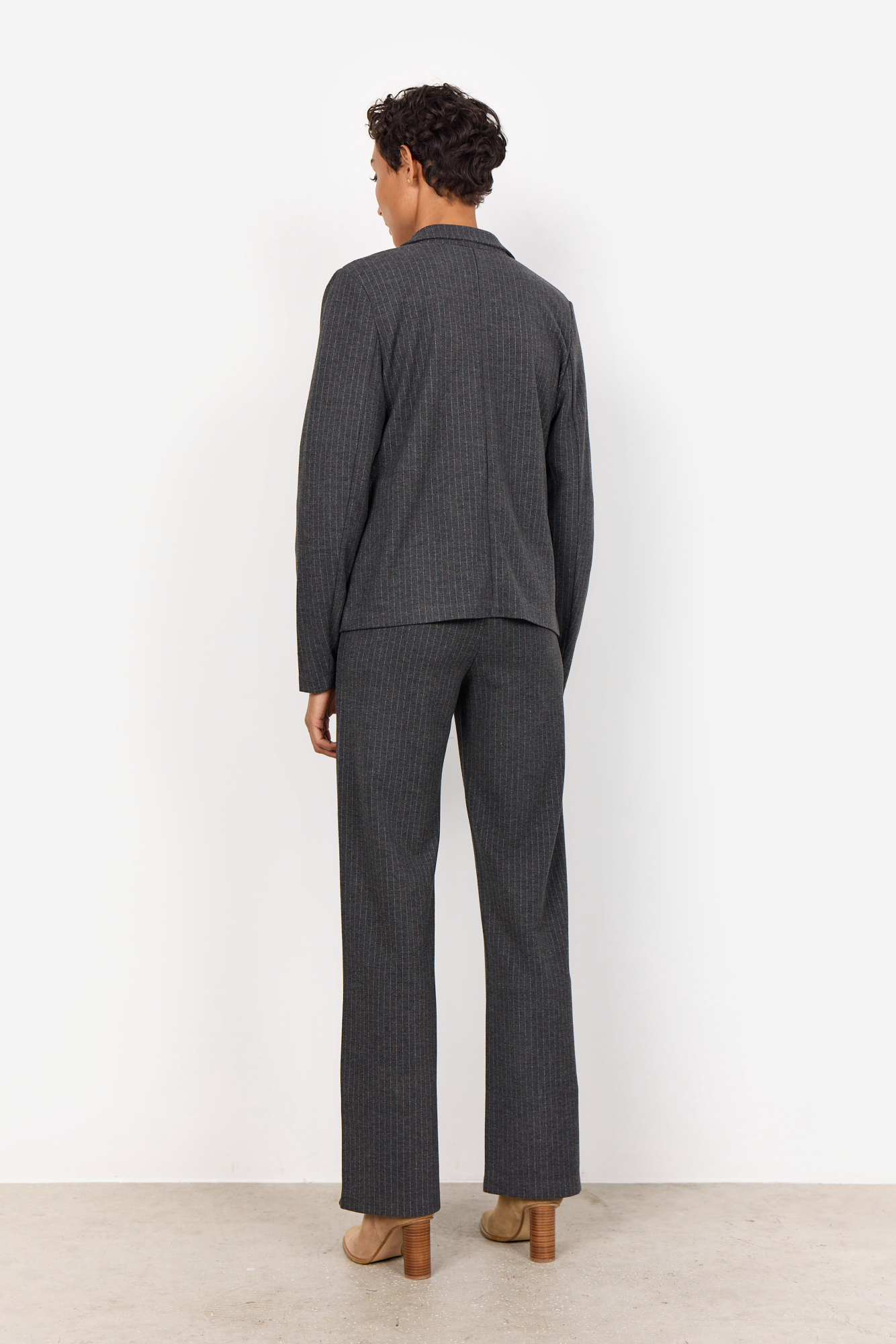 SOYACONCEPT Damenblazer aus Viskose in Nadelstreifen Iva