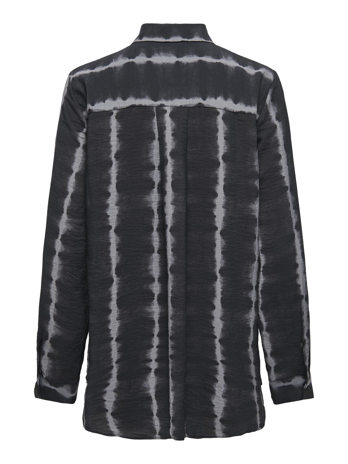 ONLY Damenbluse Loose Fit mit Hemdkragen und Karo Annali