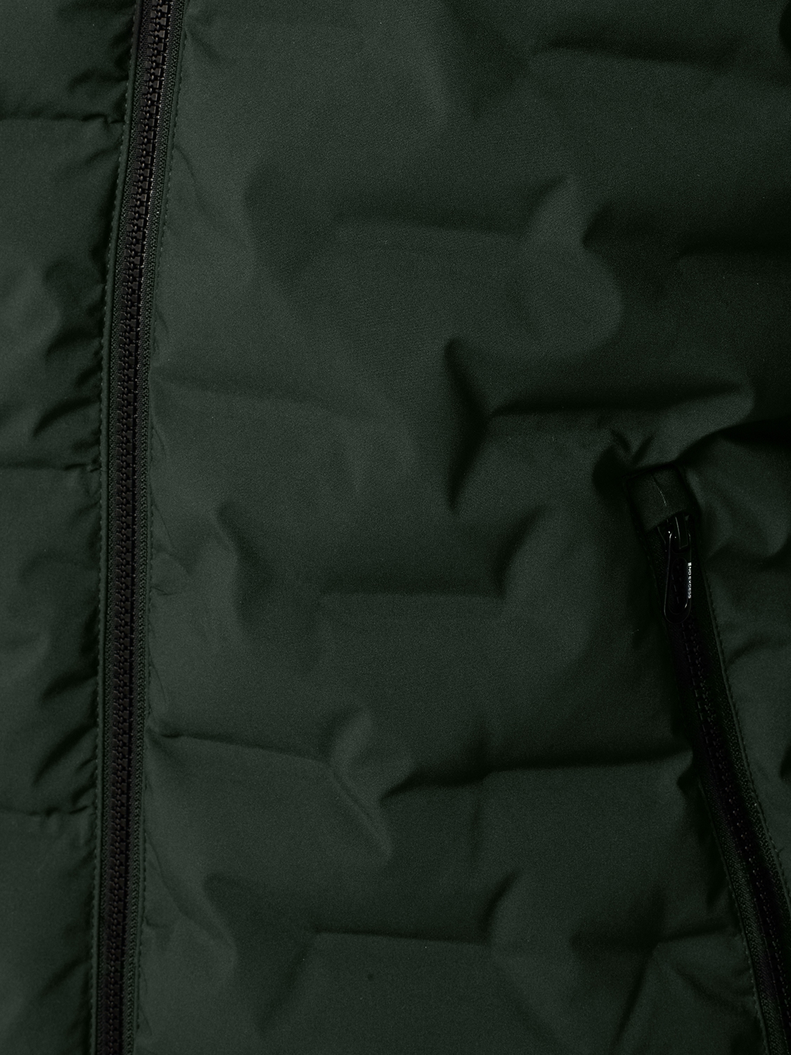 NO EXCESS Herren Materialmix Jacke in dark moss