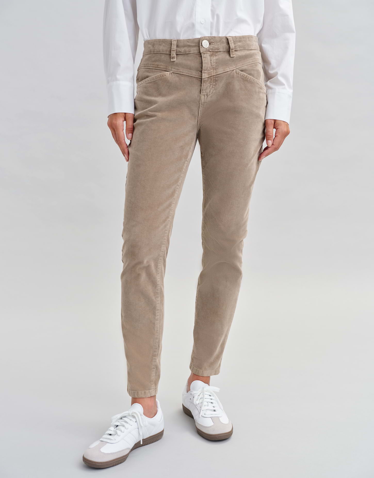 OPUS Damenhose Slimfit Evita babycord