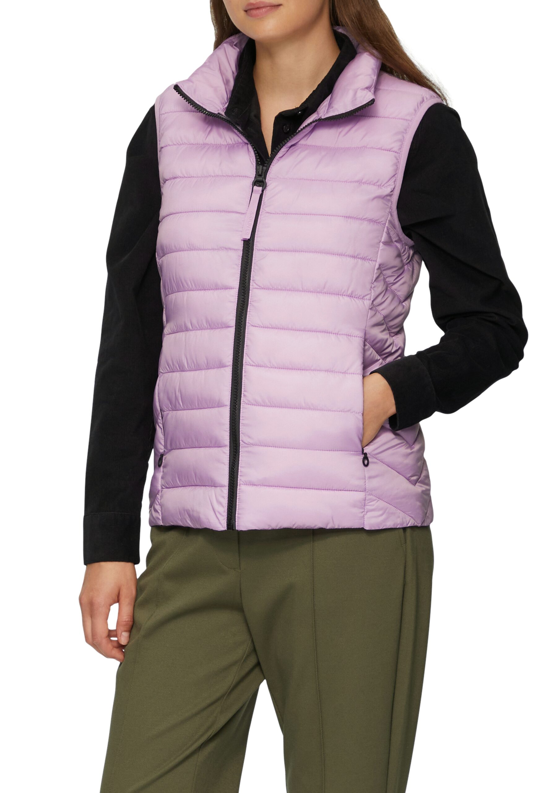 S. OLIVER Damen Leichte Weste mit Steppung und Stehkragen WINTERSALE