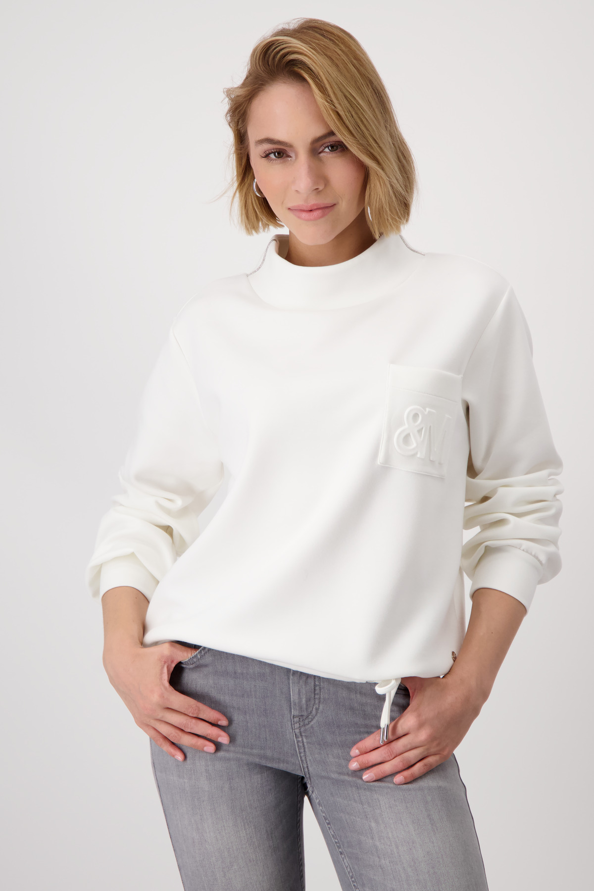 MONARI Damen Sweatshirt mit 3-D-Druck