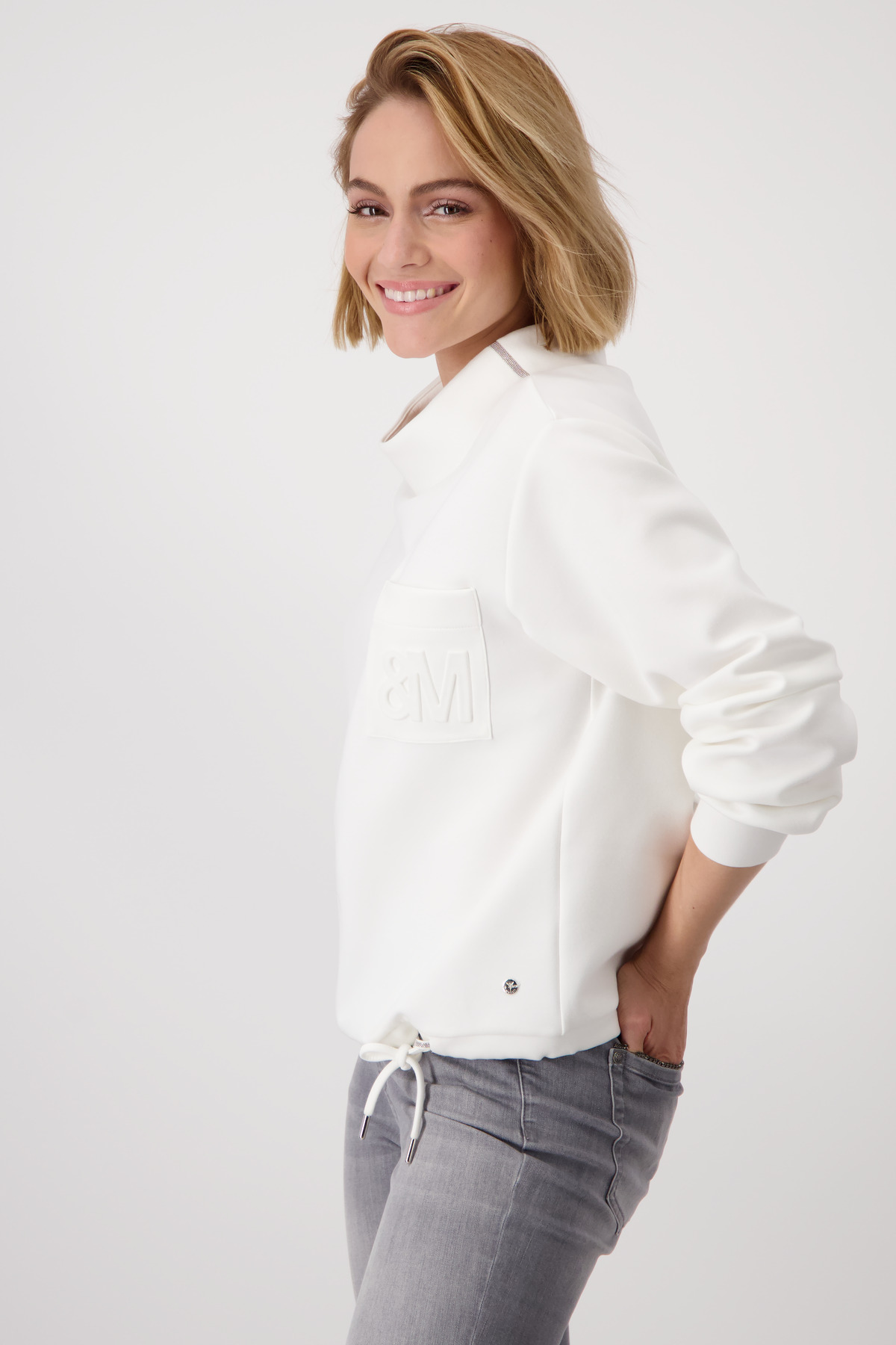 MONARI Damen Sweatshirt mit 3-D-Druck