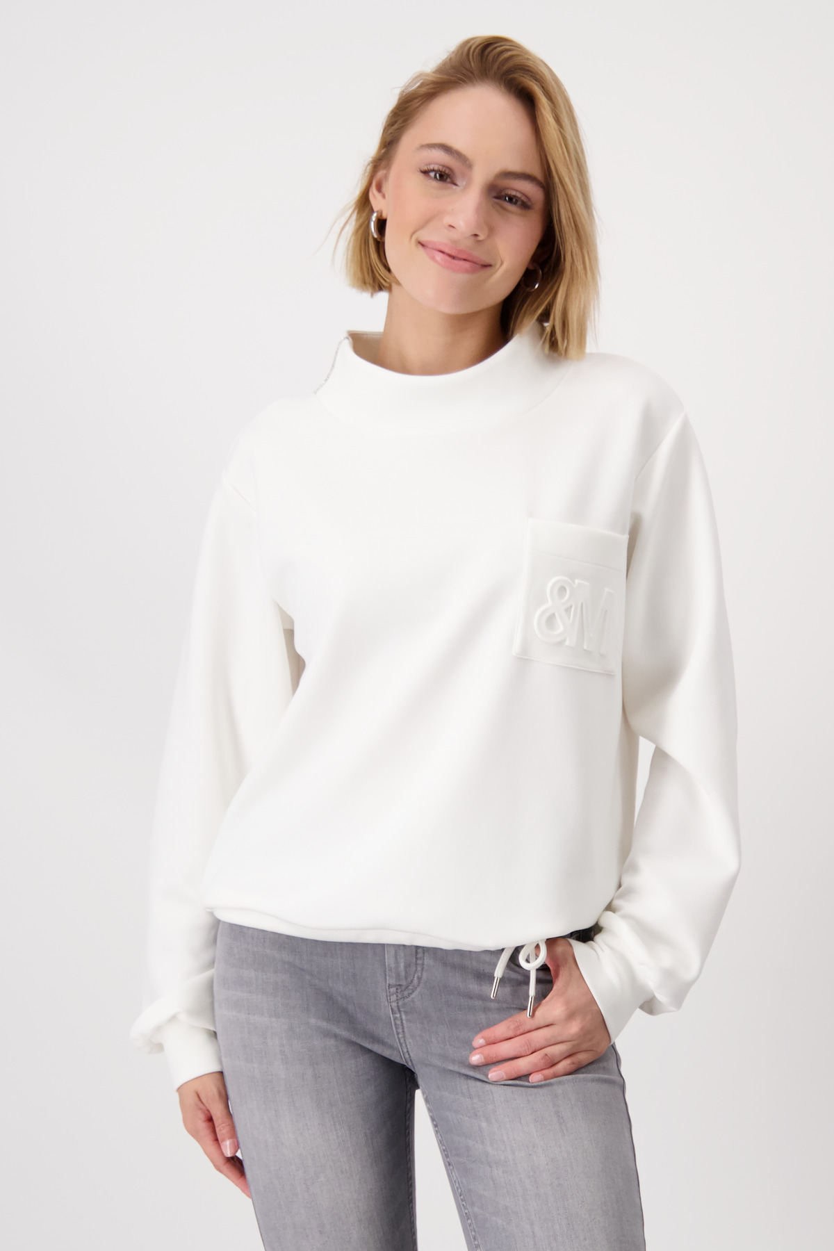 MONARI Damen Sweatshirt mit 3-D-Druck