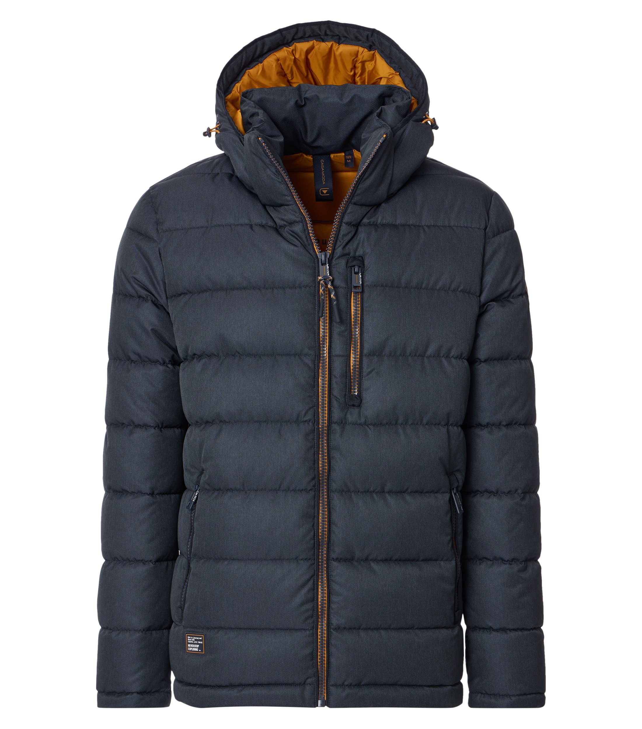 CASAMODA Herren Outdoor-Steppjacke in dunkelblau