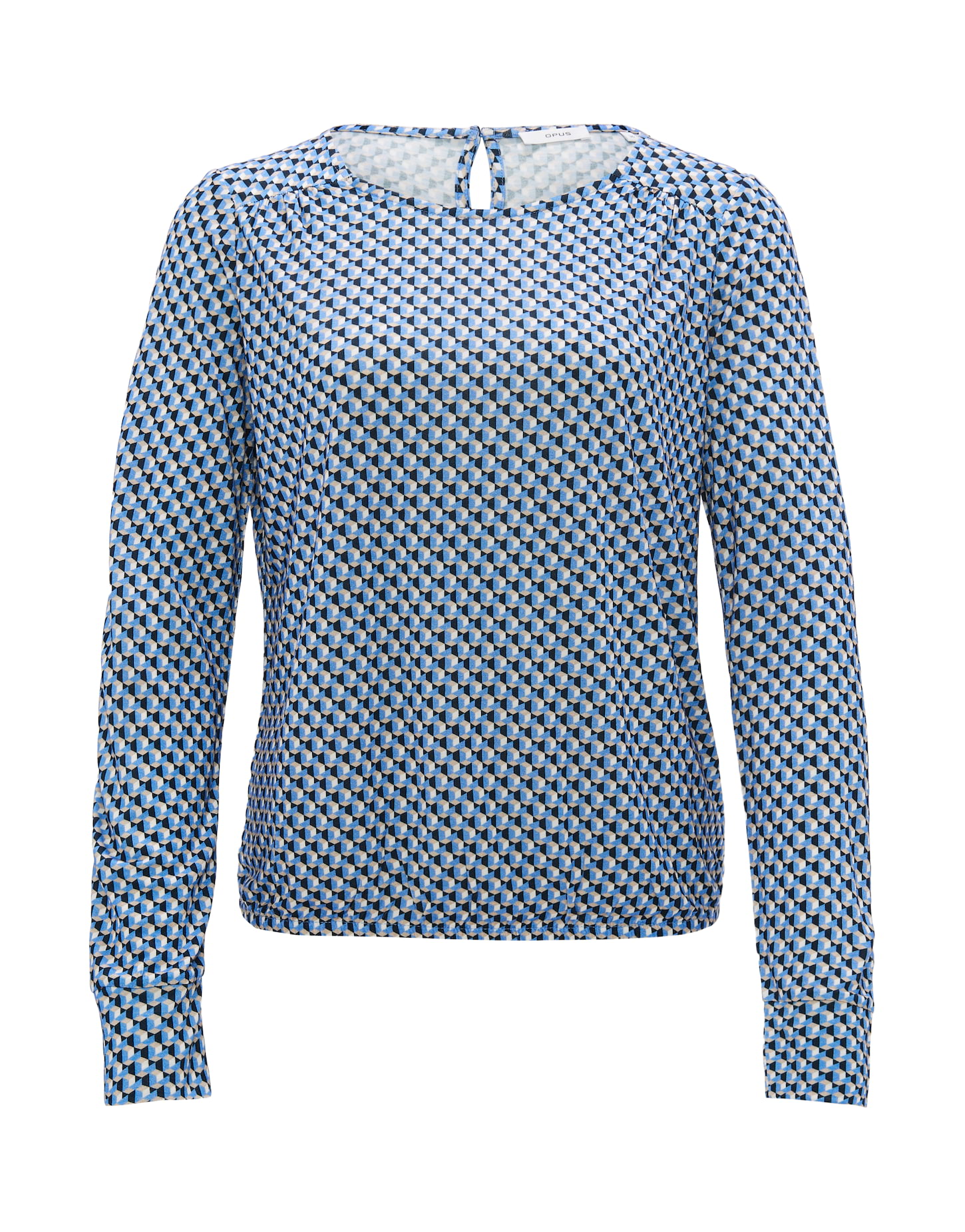 OPUS Damen Viscose-Shirt mit Grafik-Print Sutha abstract