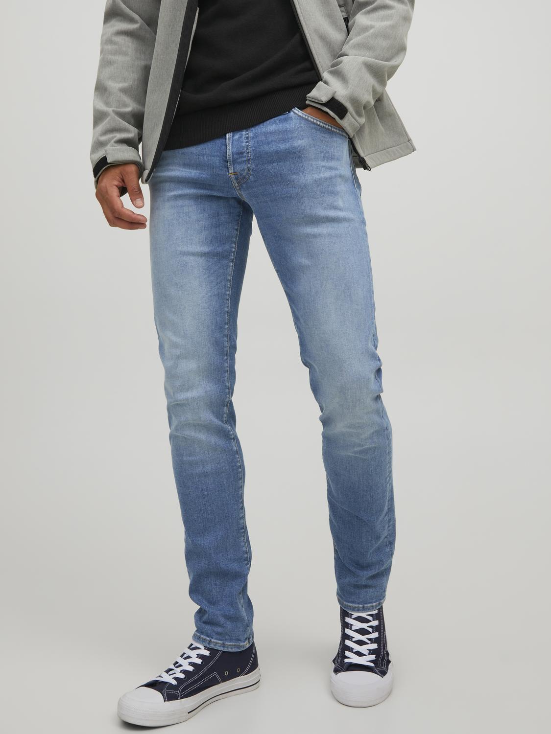 JACK&JONES Slimfit Jeans Form Glenn in light stone
