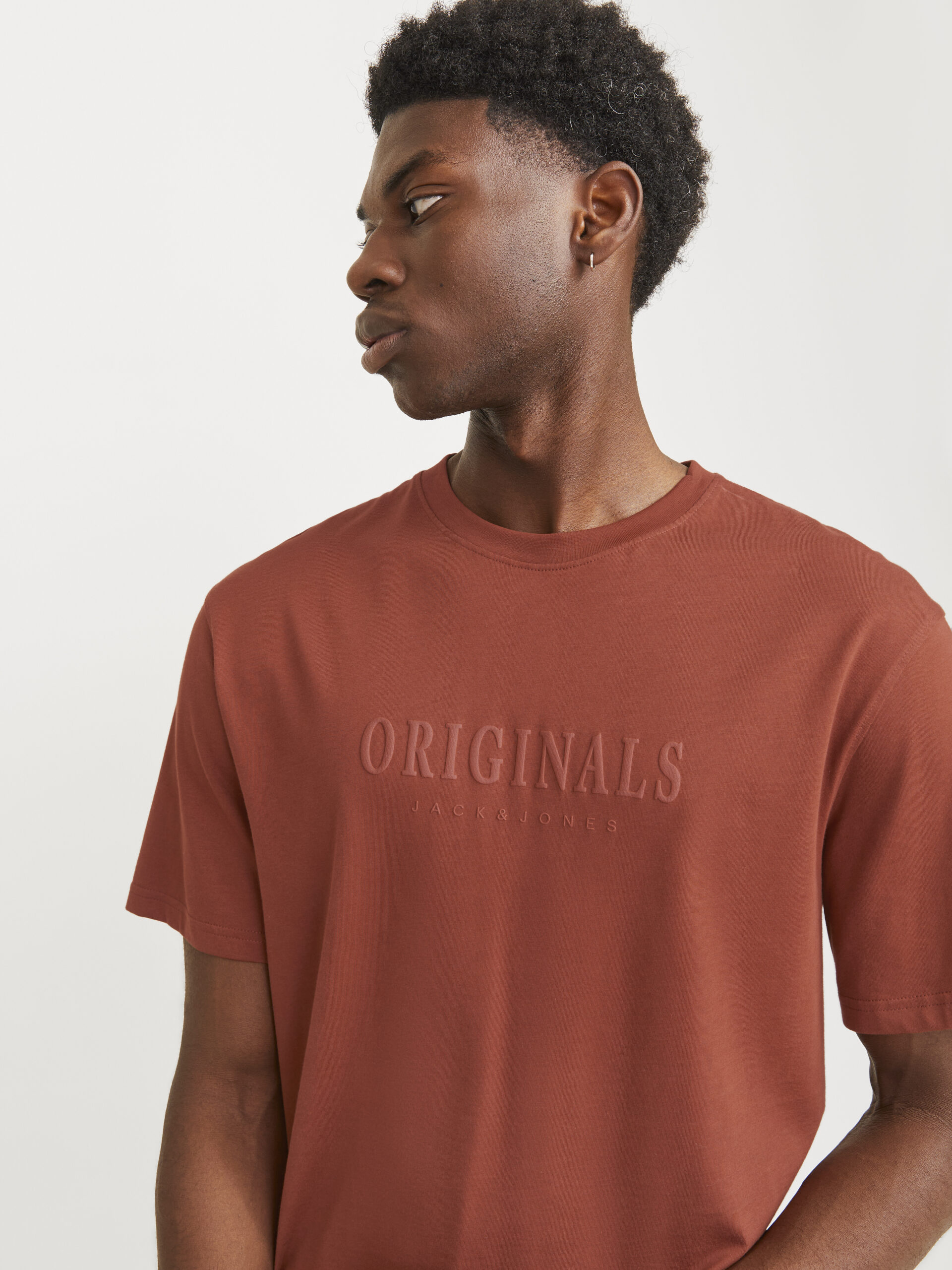JACK&JONES JORFREDERIKSBERG TEE SS CREW NECK NOOS