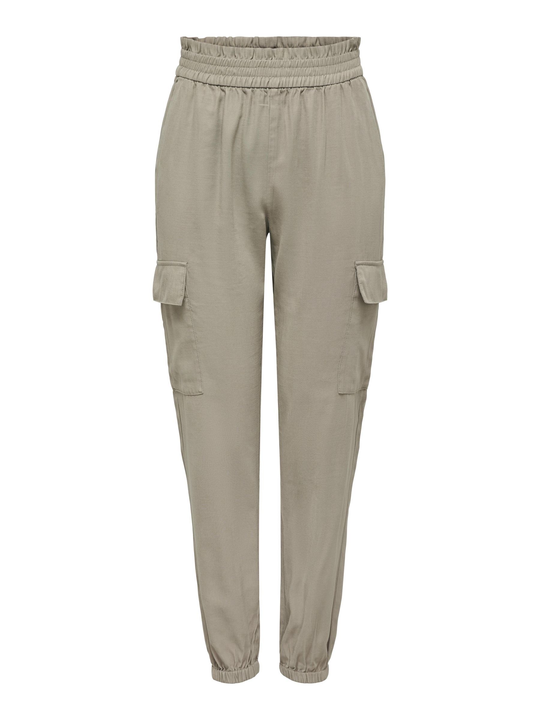 ONLY Damen Cargohose Aris in Grün - pure cashmere