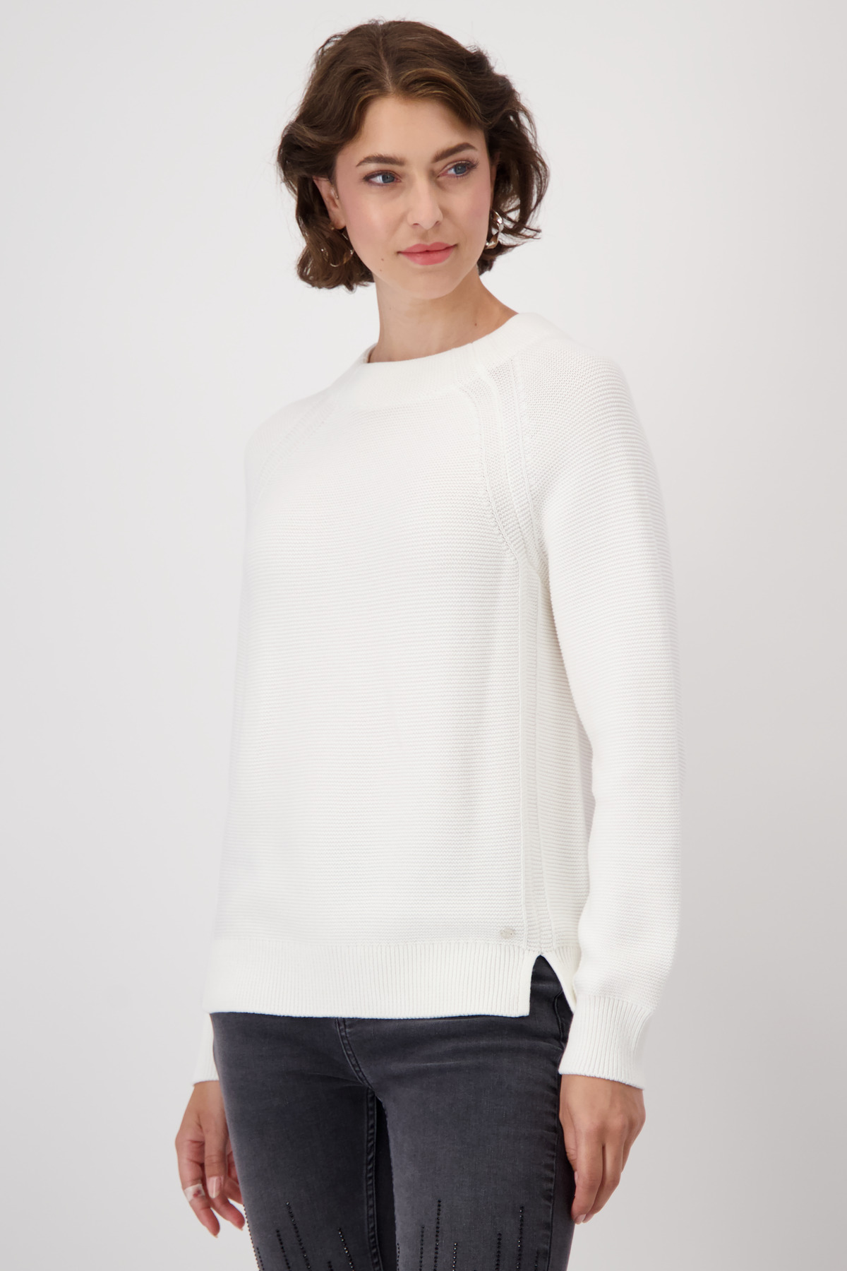 MONARI Damen Linksstrick-Pullover