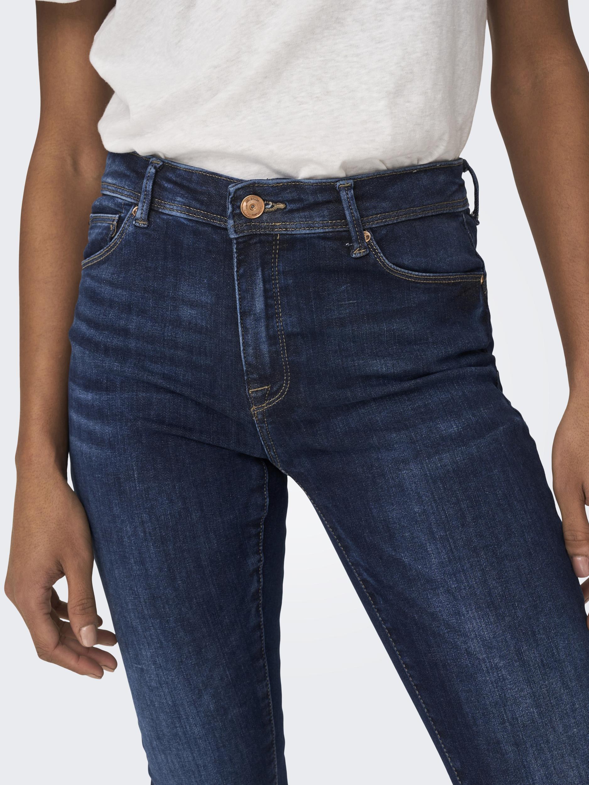 ONLY Skinny-Jeans PUSH SHAPE dark blue denim