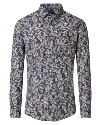 CASAMODA Herren Freizeithemd mit Druckmuster in Casual Fit