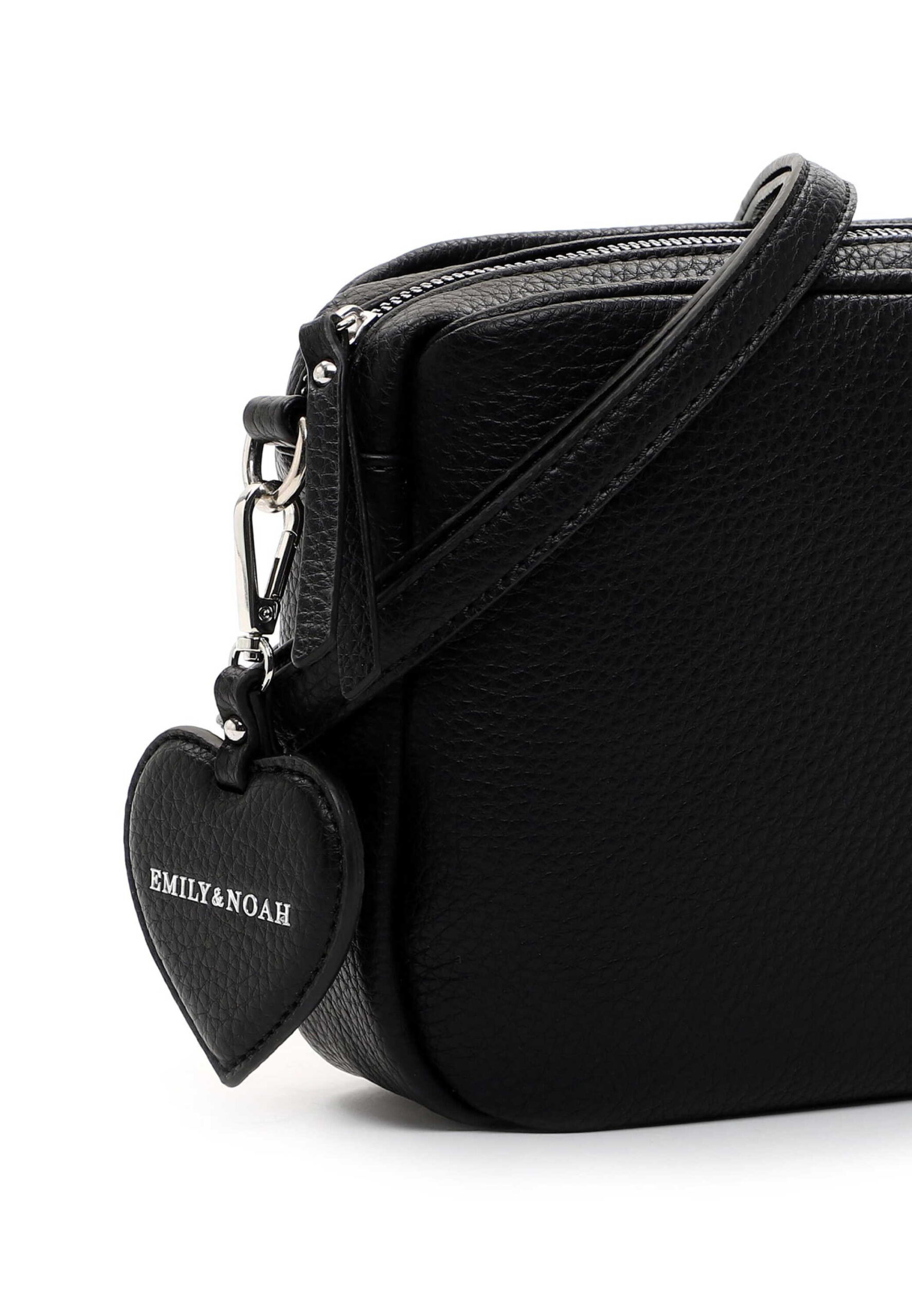 EMILY & NOAH Damen Umhängetasche E&N Enie in Schwarz