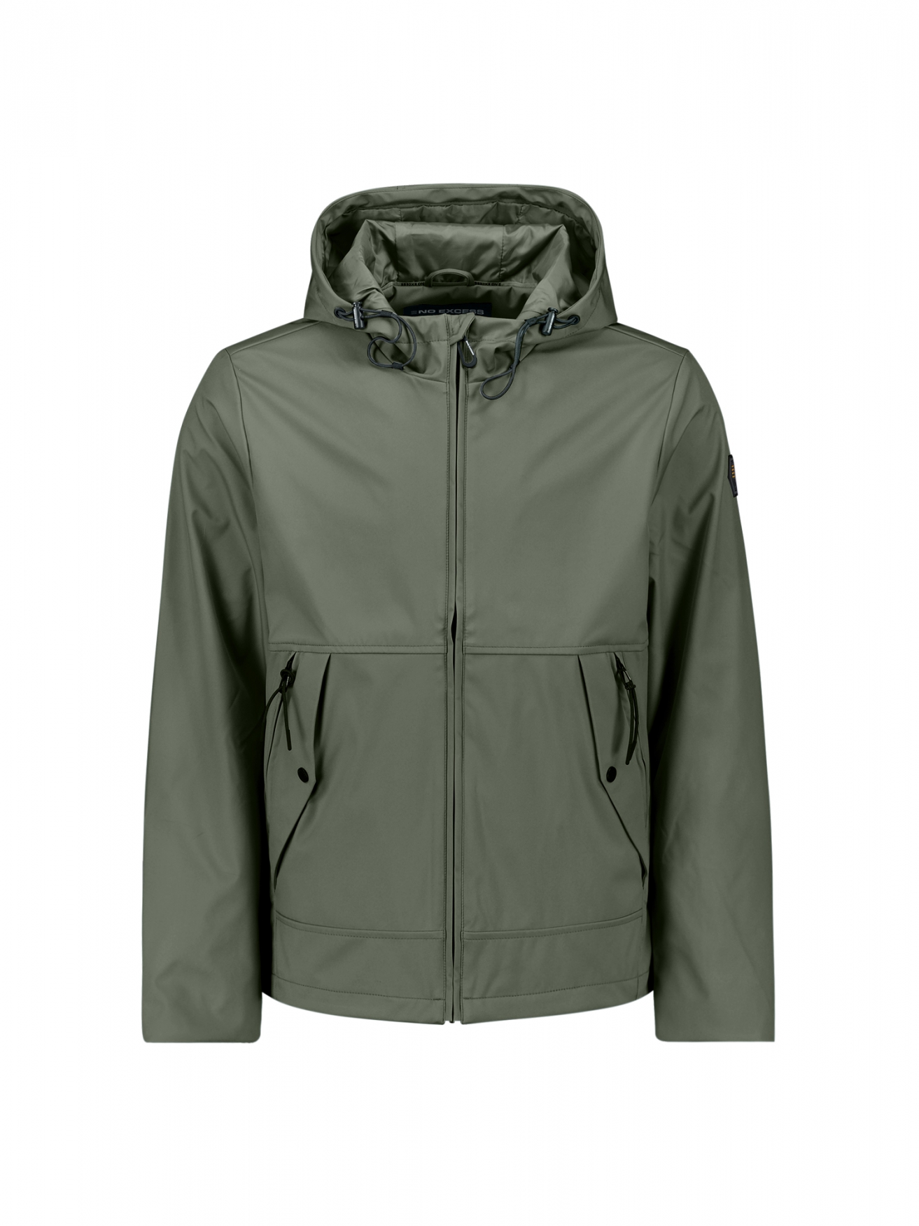 NO EXCESS Herren Softshell-Jacke in hell oliv