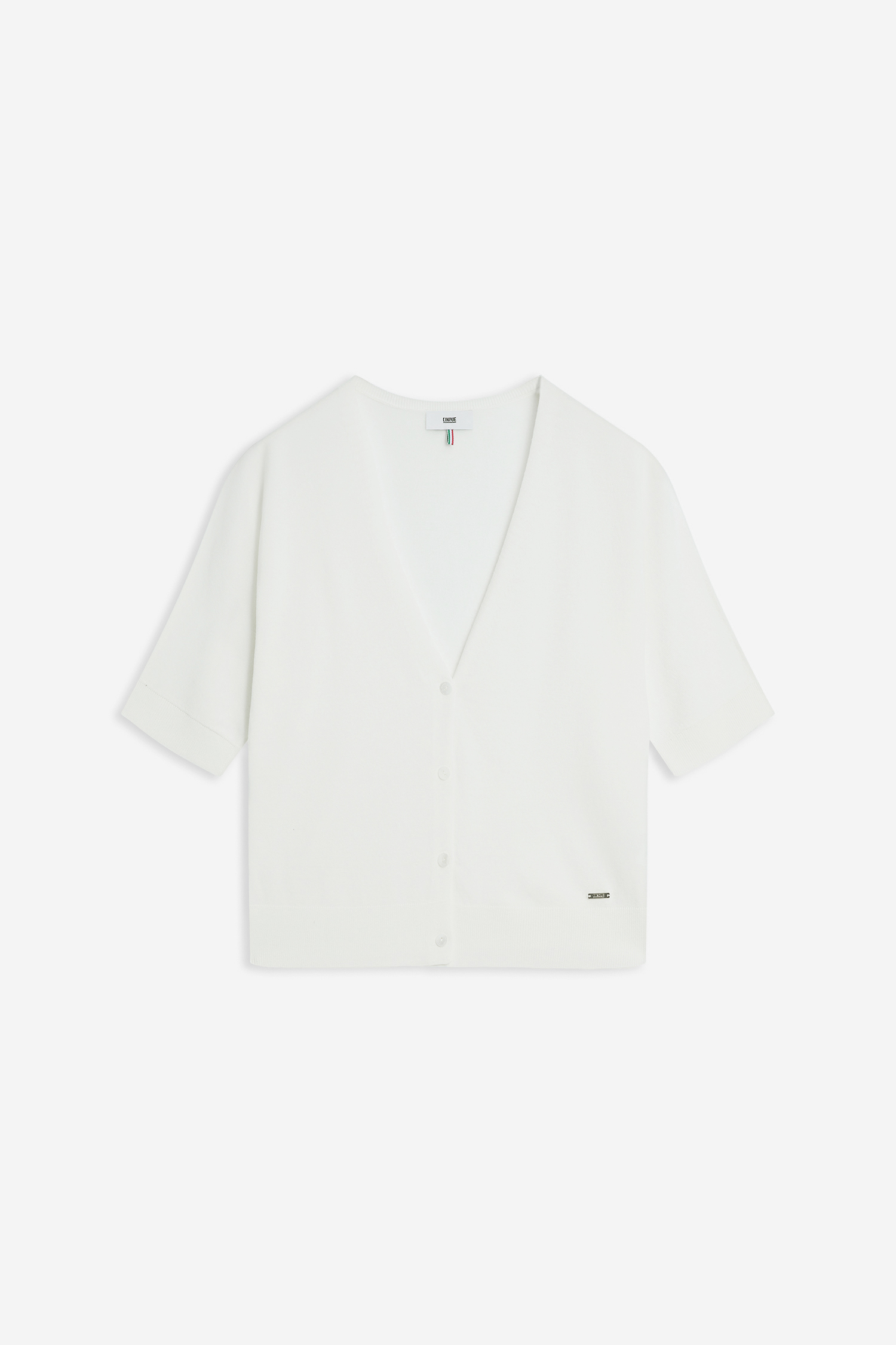 CINQUE Damen Strickcardigan mit Knöpfen CILISIA in offwhite