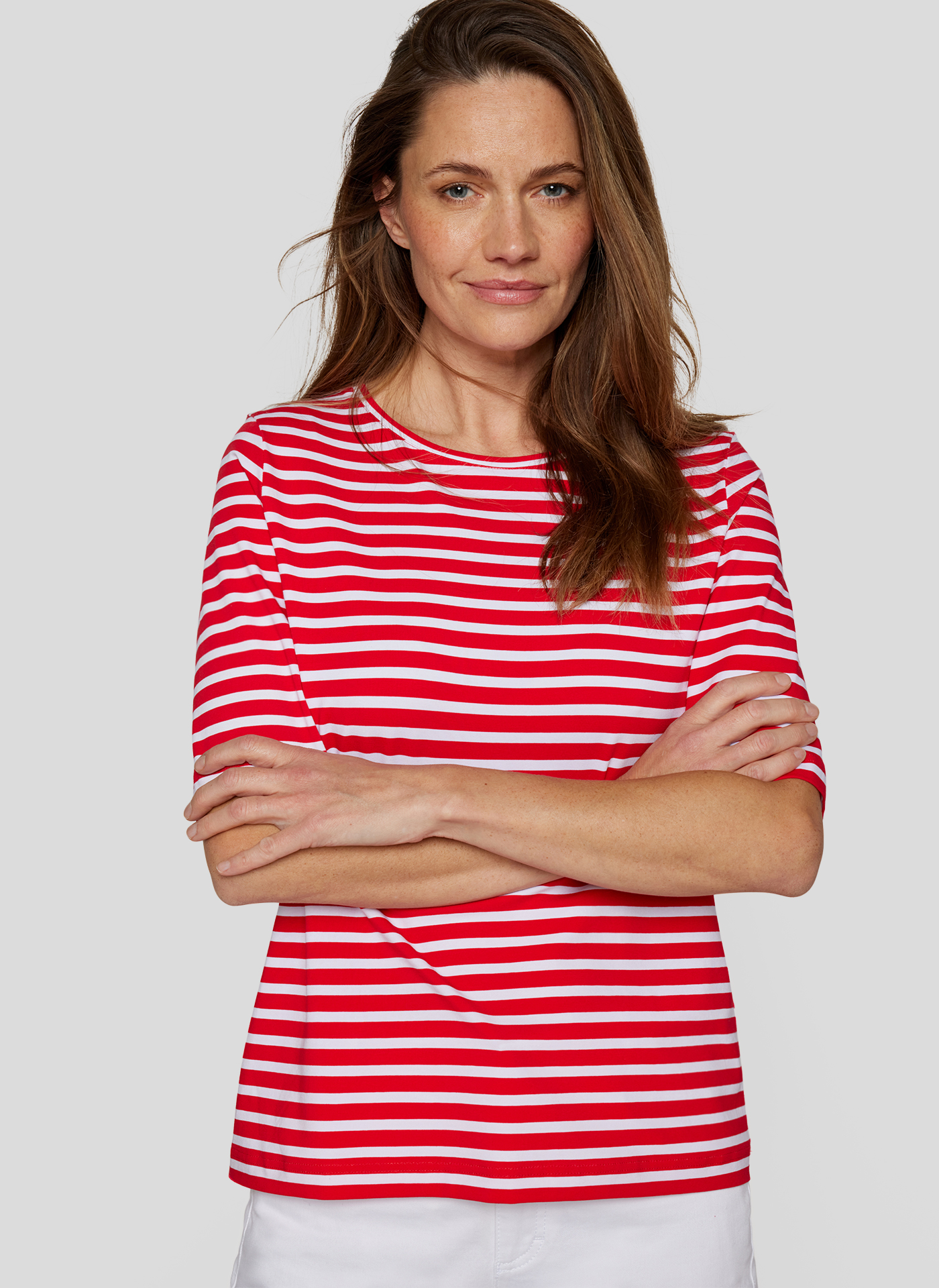 RABE Damen T-Shirt mit maritimem Ringel