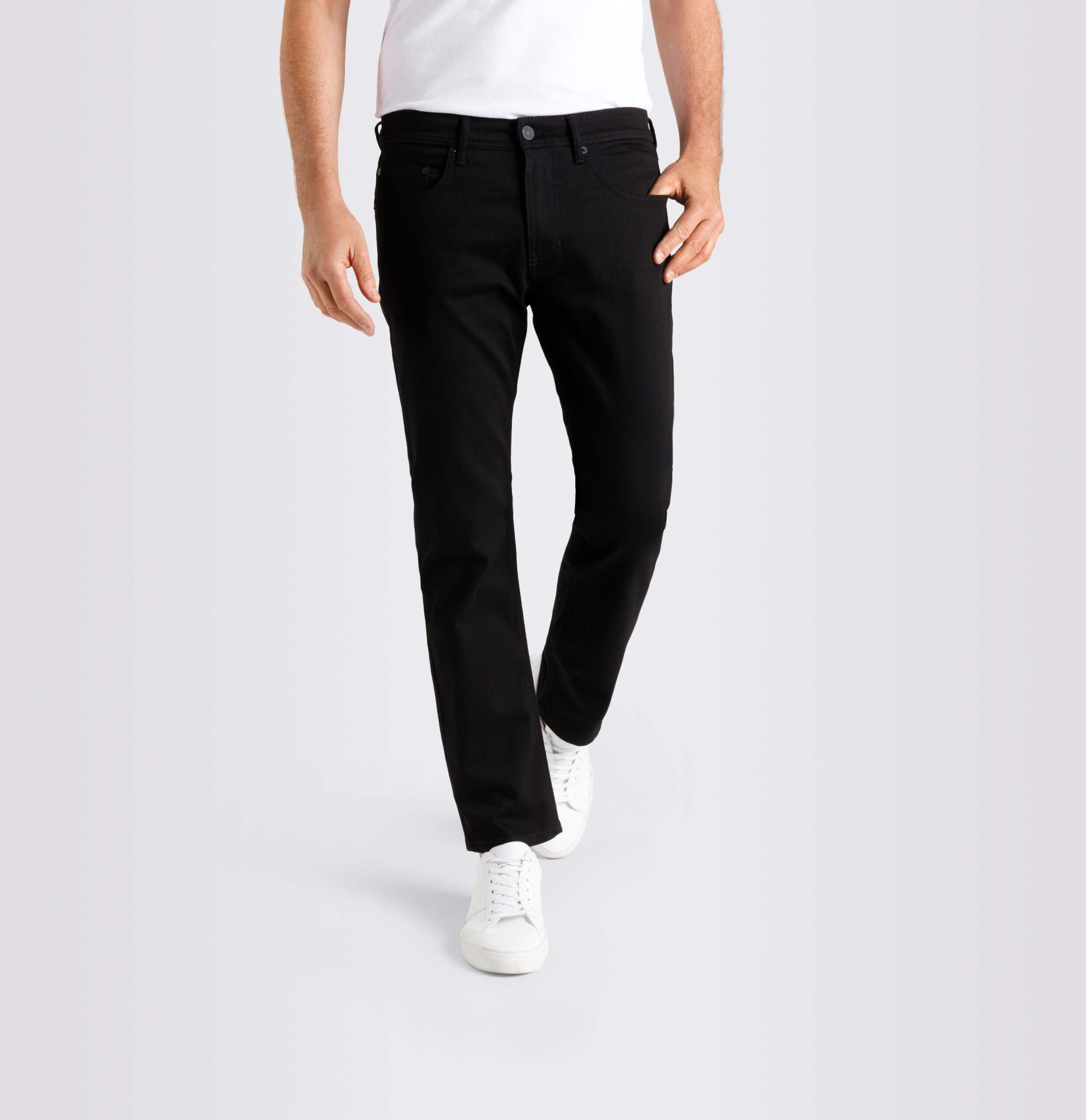 MAC Herren-Jeans Arne, Black Stretch Denim