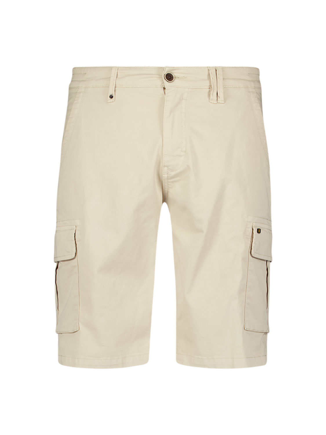 NO EXCESS Herren Cargo Shorts – Stretch, Cargotaschen, robuster Look, in Light Army Green, Steel Grey und Beige