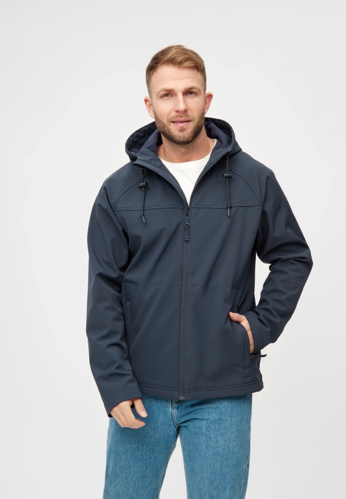 DERBE Herren Softshell-Jacke Isleby winddicht & wasserabweisend