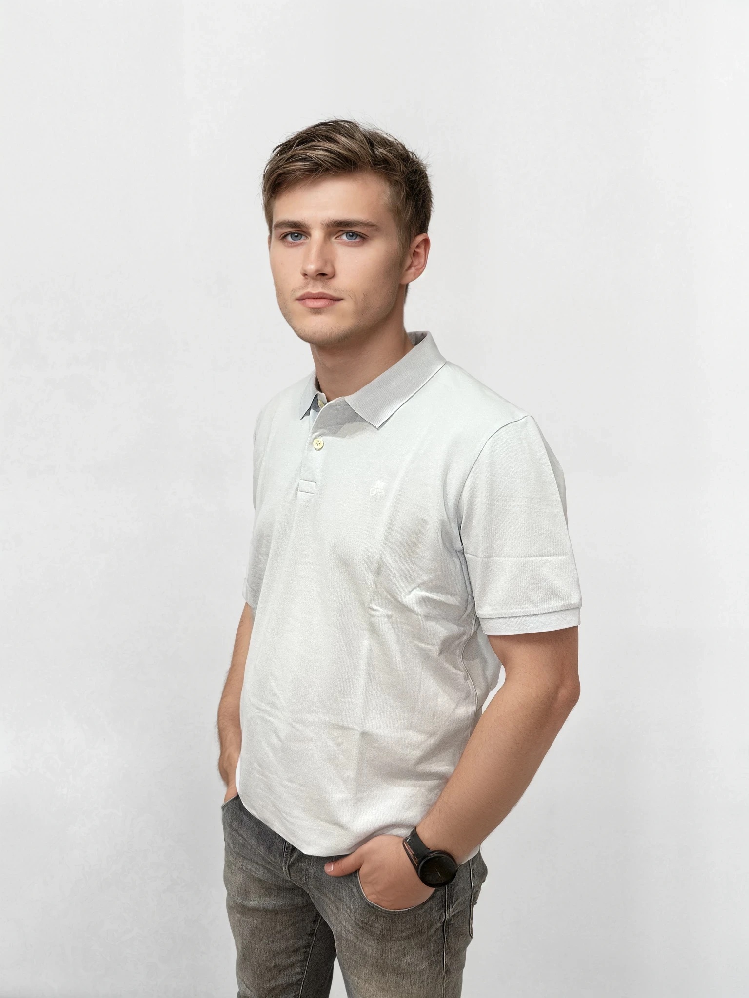 Marc O’Polo Herren Polo-Shirt aus Bio-Baumwolle in Piqué-Qualität