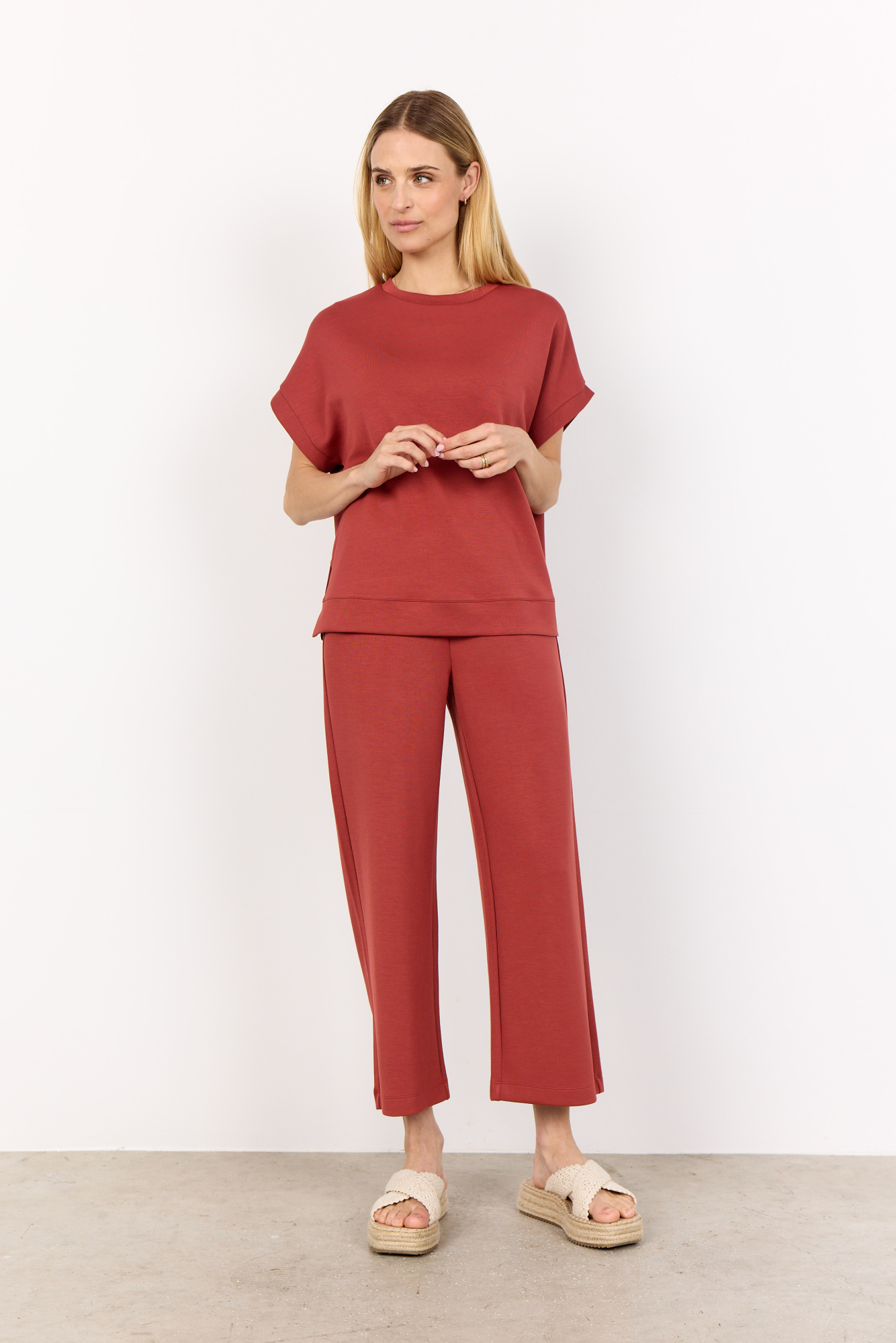 SOYACONCEPT Damen Sweatshirt SC-BANU mit kurzen Ärmeln