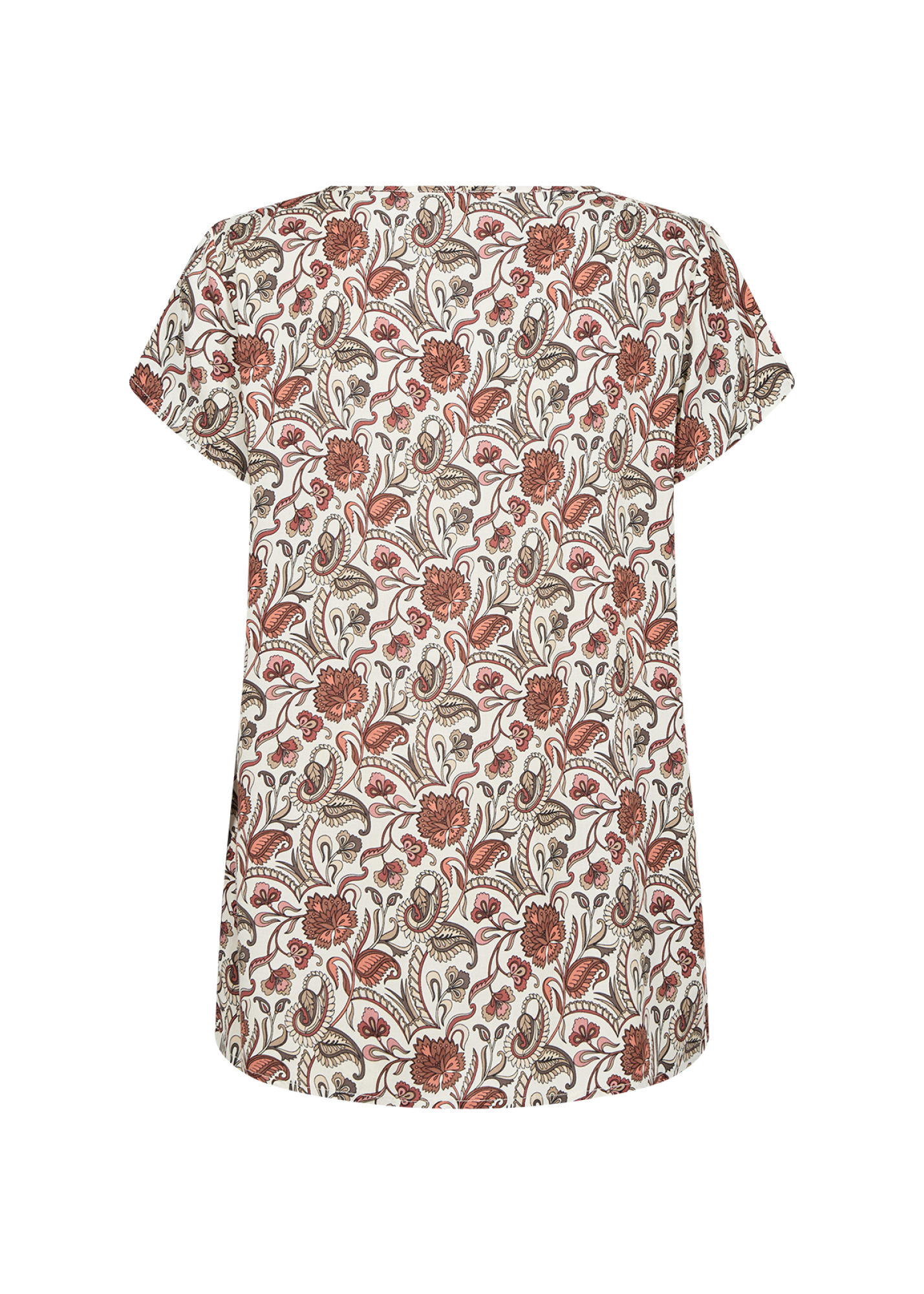 SOYACONCEPT Damen Bluse SC-SAMEA mit Blumenprint in Mineral Red